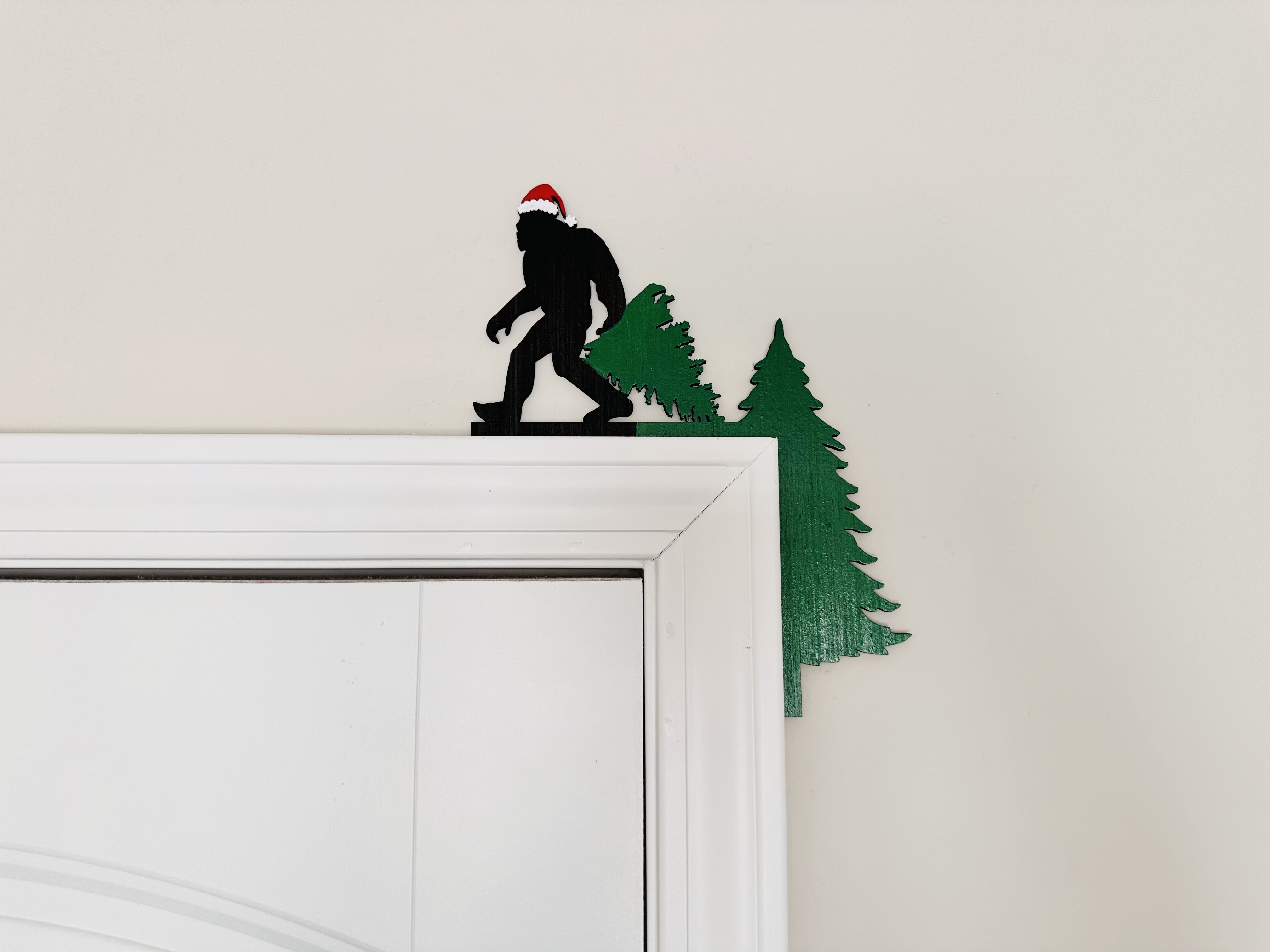 Corner Door Display - Bigfoot Christmas