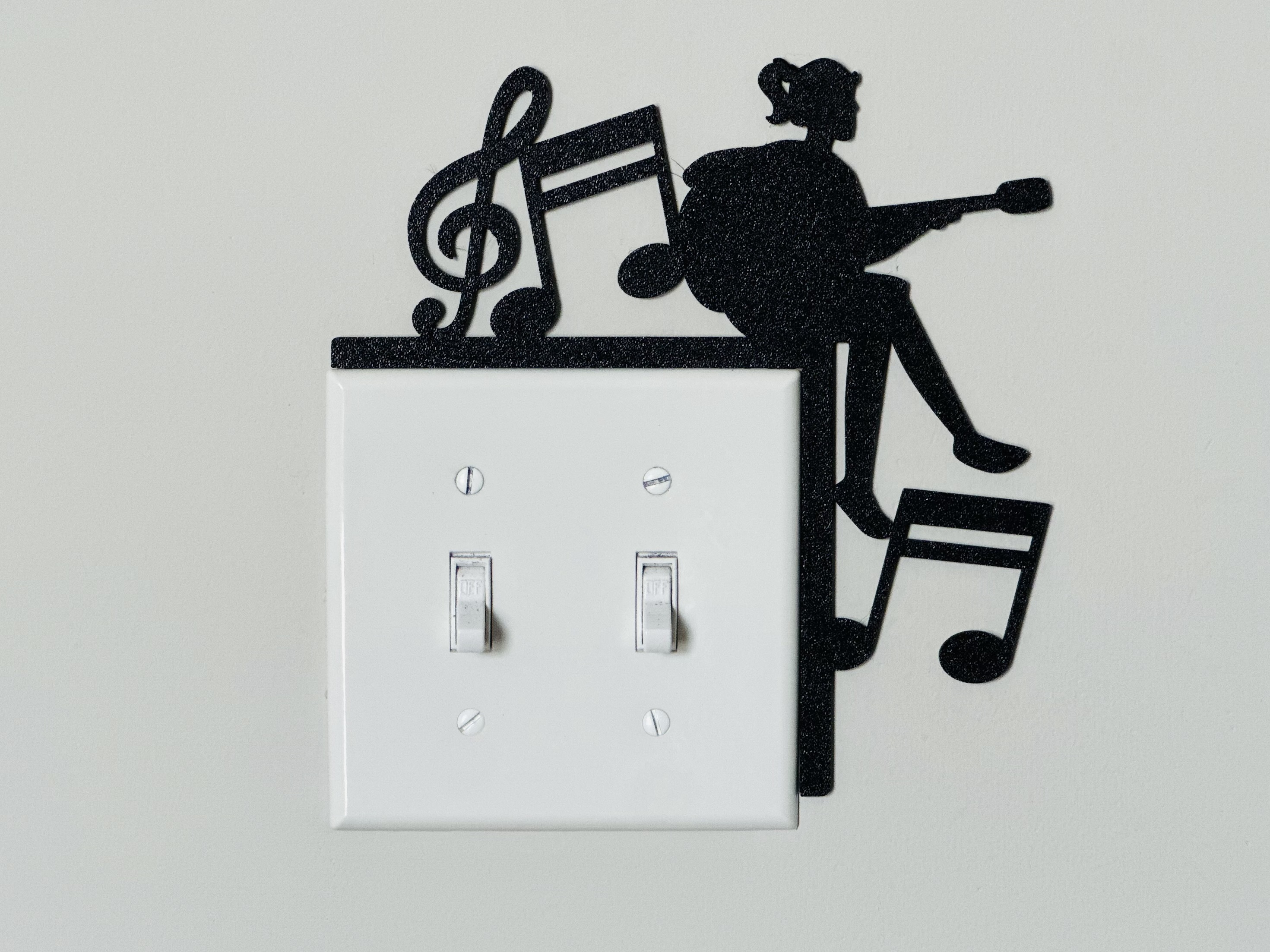 Light Switch Display - Guitarist