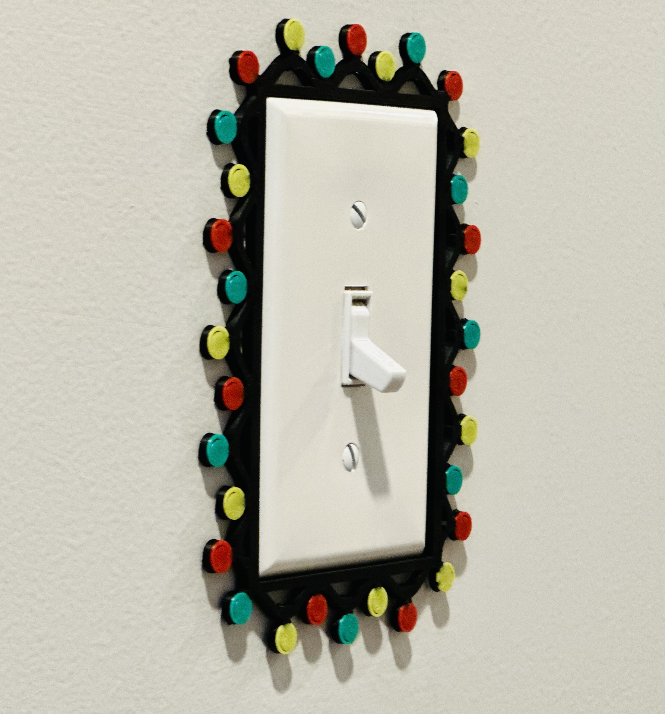 Light Switch Display - Christmas Lights