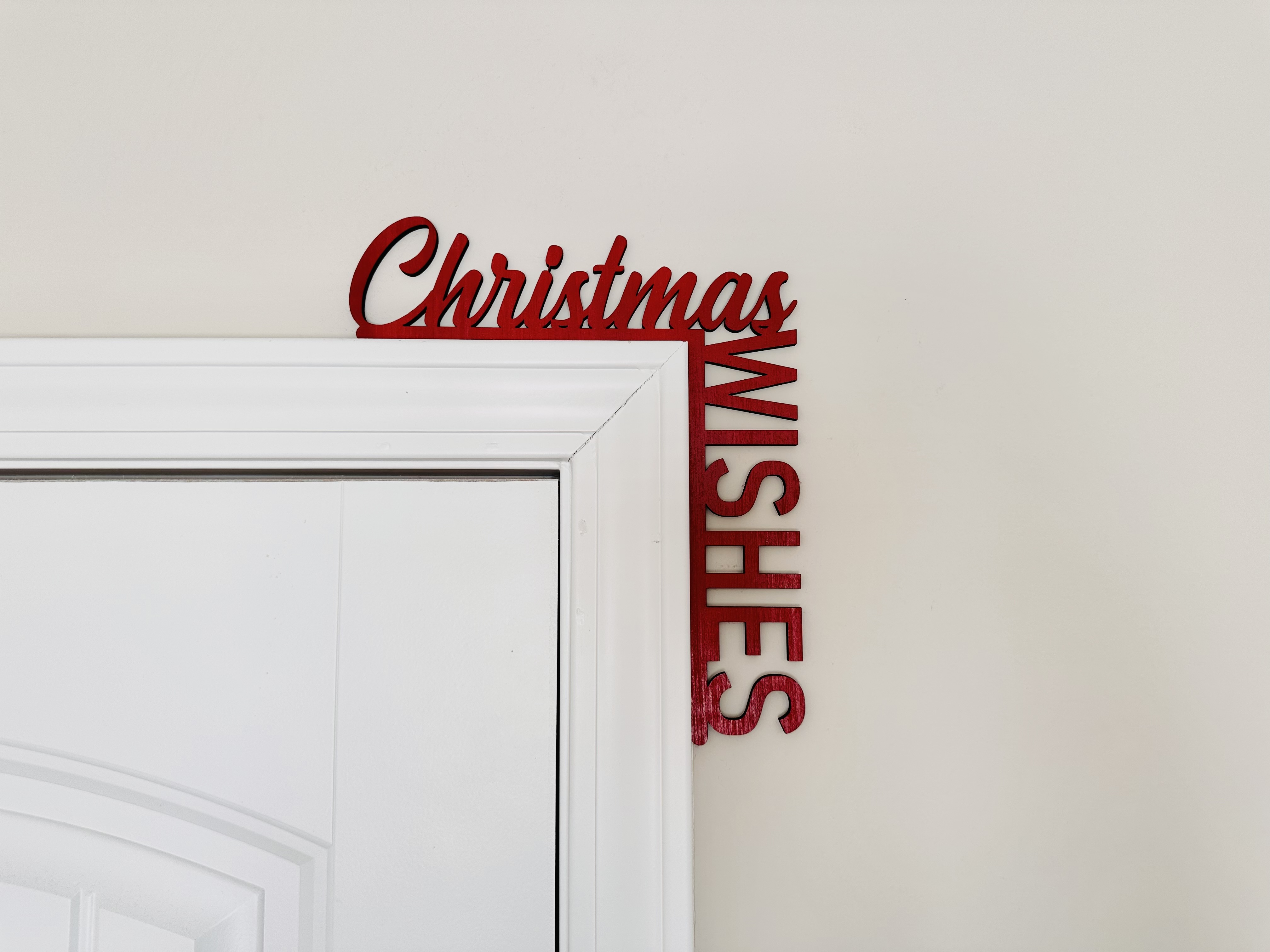 Corner Door Display - Christmas Wishes