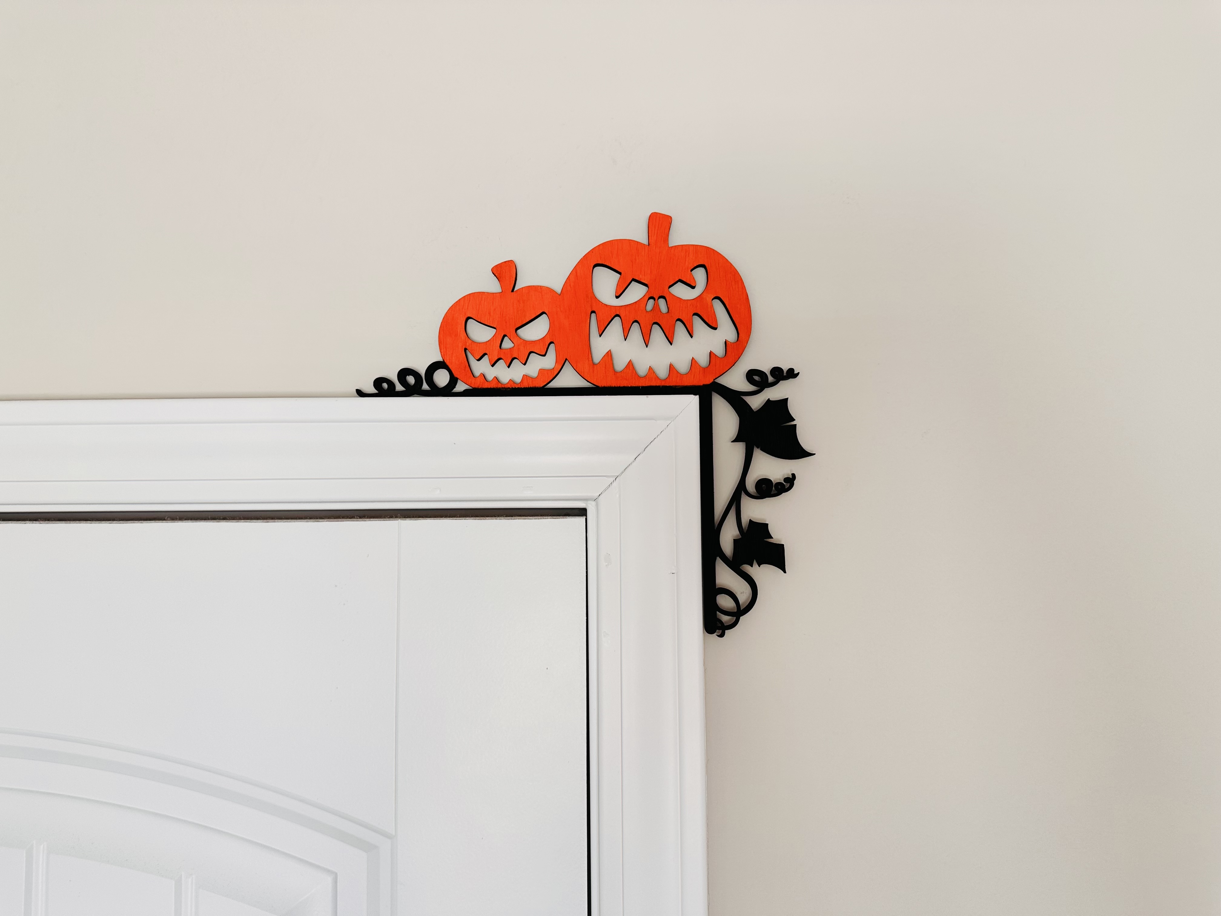 Corner Door Display - Pumpkins
