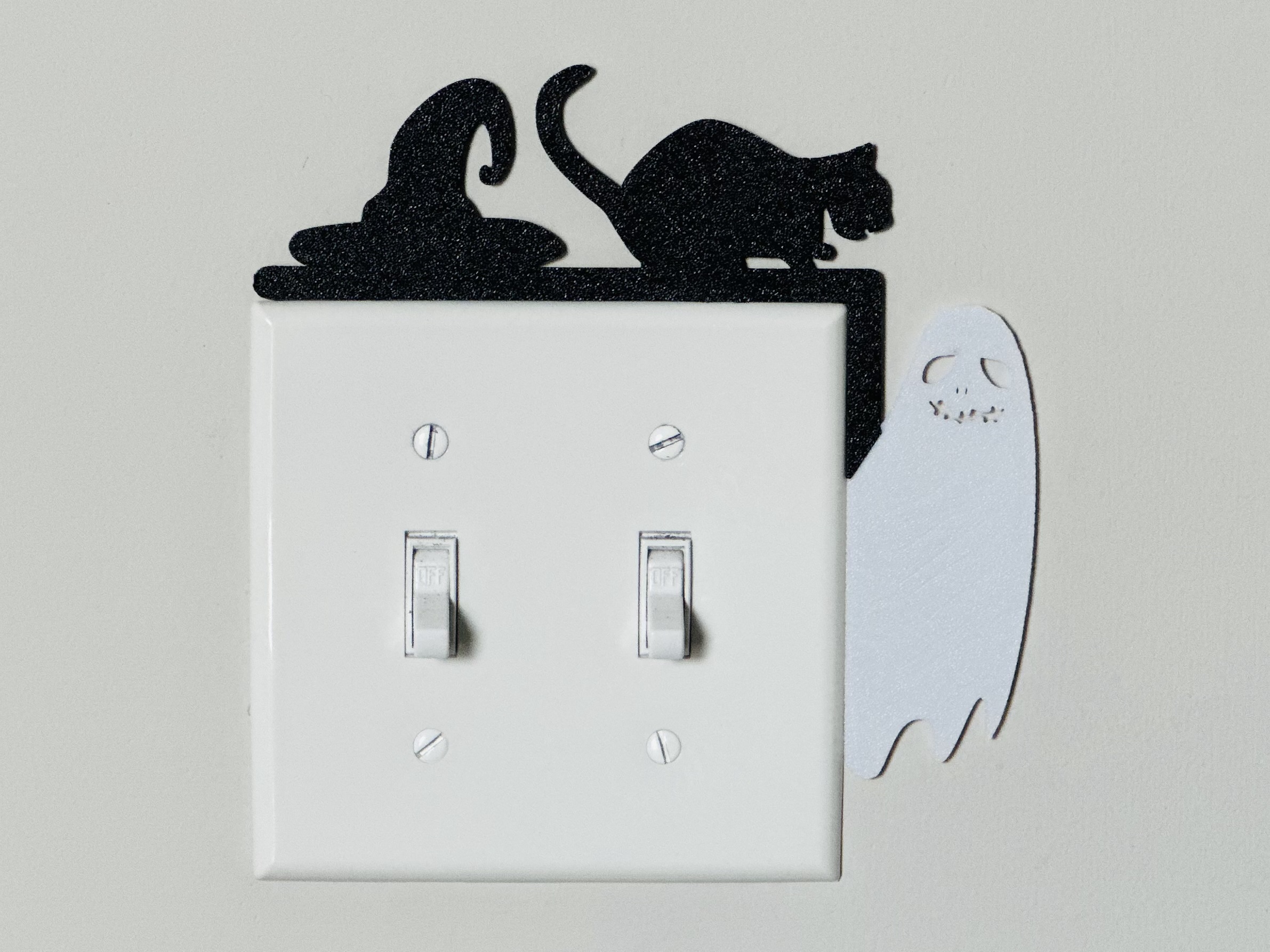 Light Switch Display - Cat & Ghost