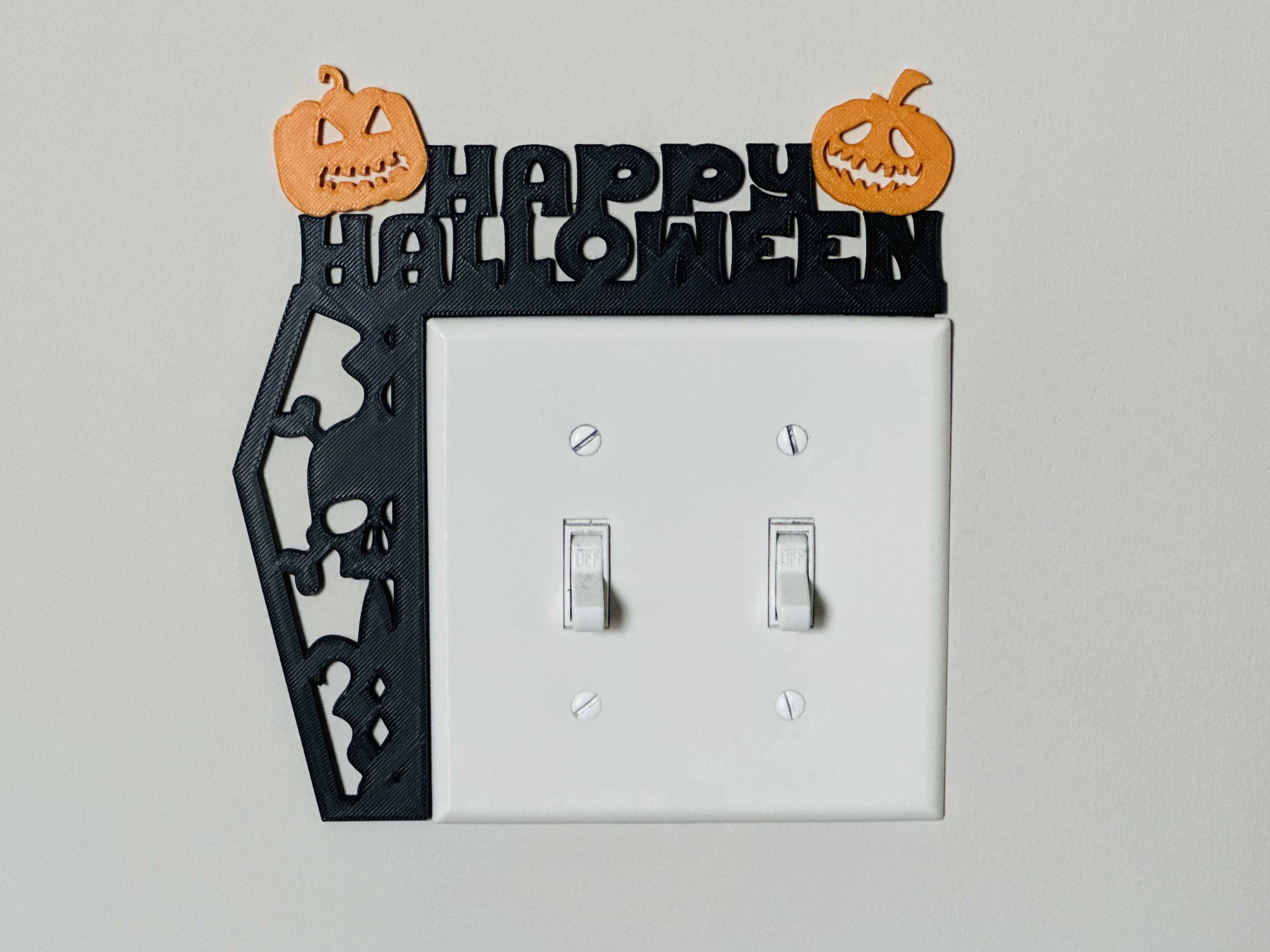 Light Switch Display - Happy Halloween