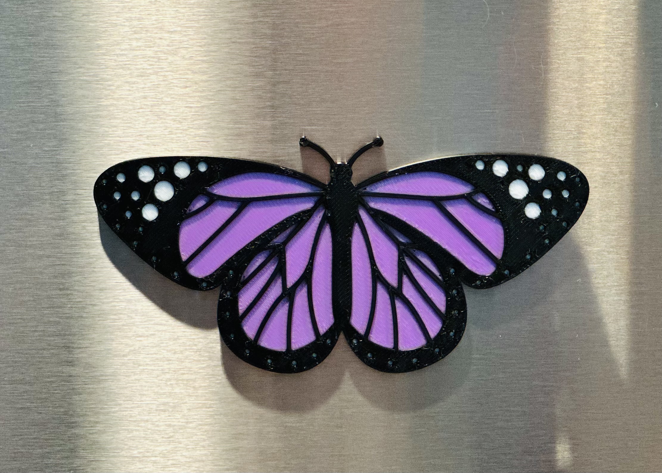 3D Printed Magnet - Monarch Butterfly