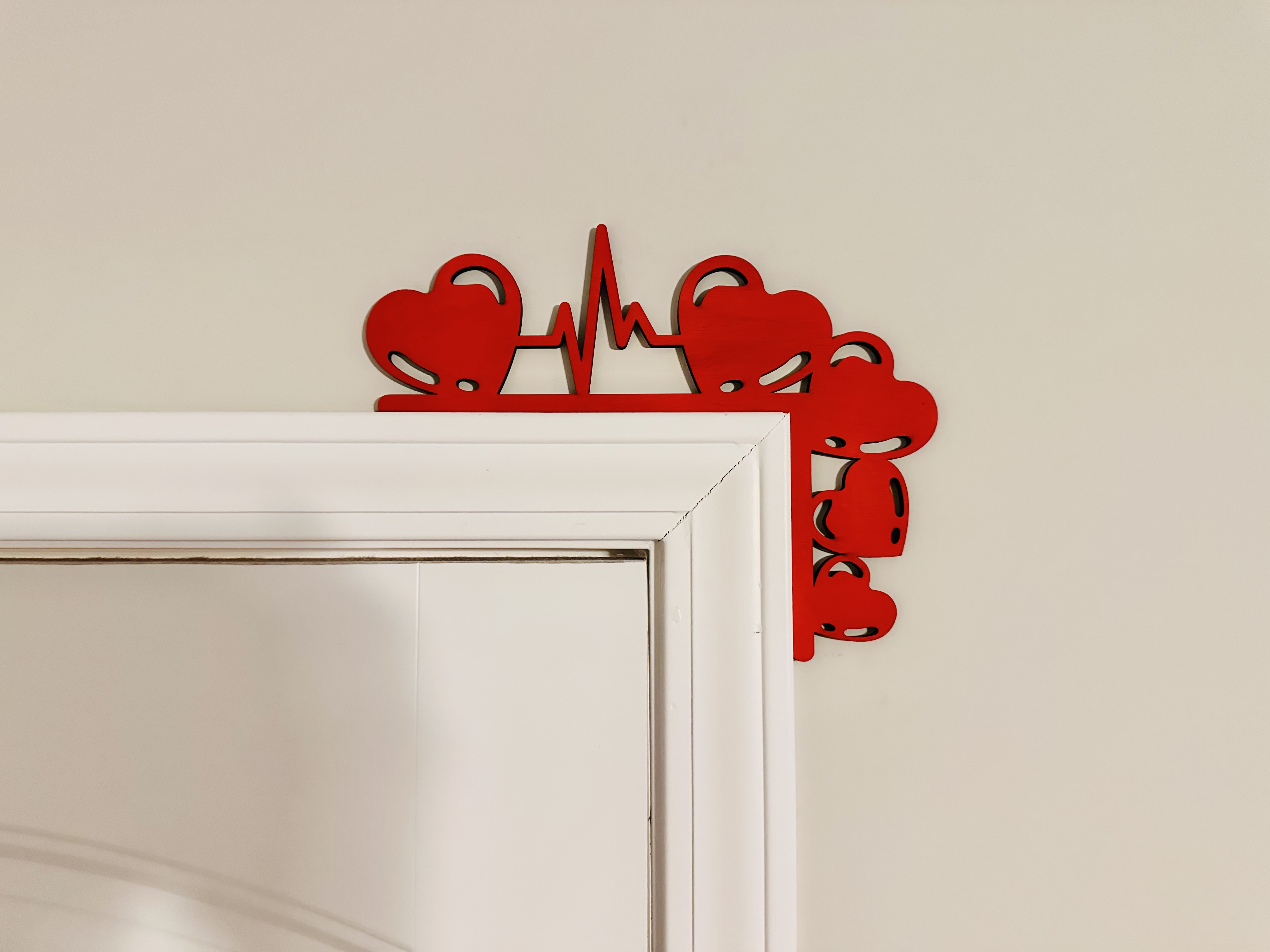 Corner Door Display - Hearts