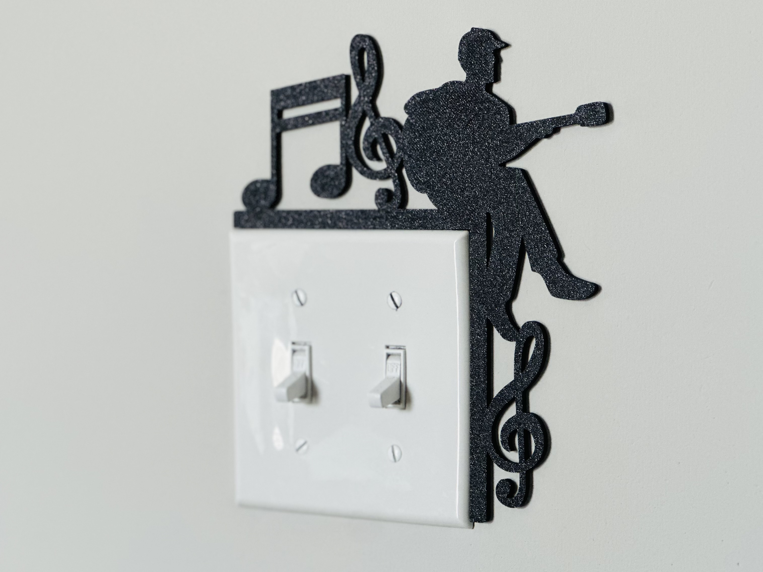 Light Switch Display - Guitarist