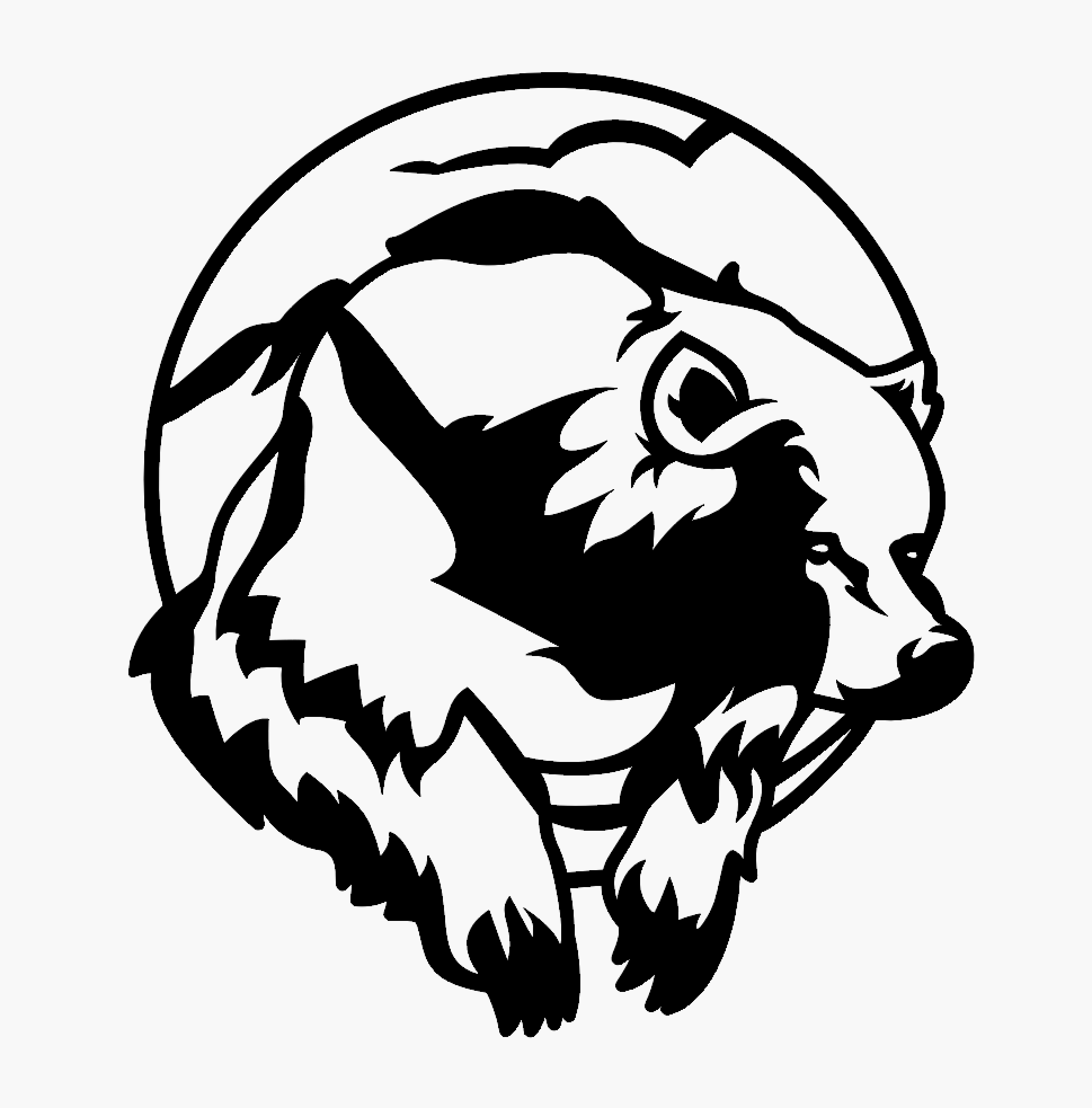 Forest Animal Wall Art - Bear
