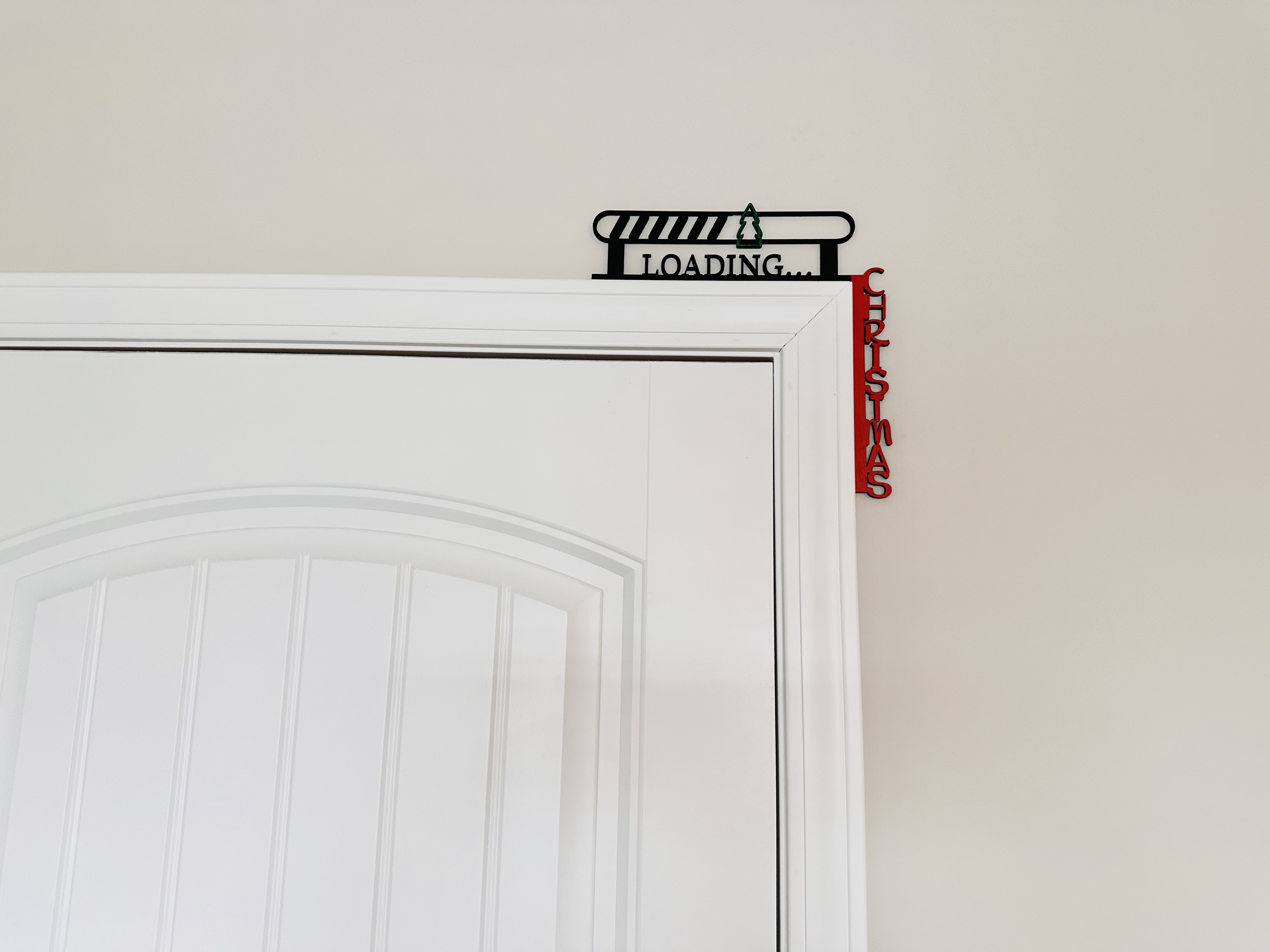 Corner Door Display - Loading Christmas