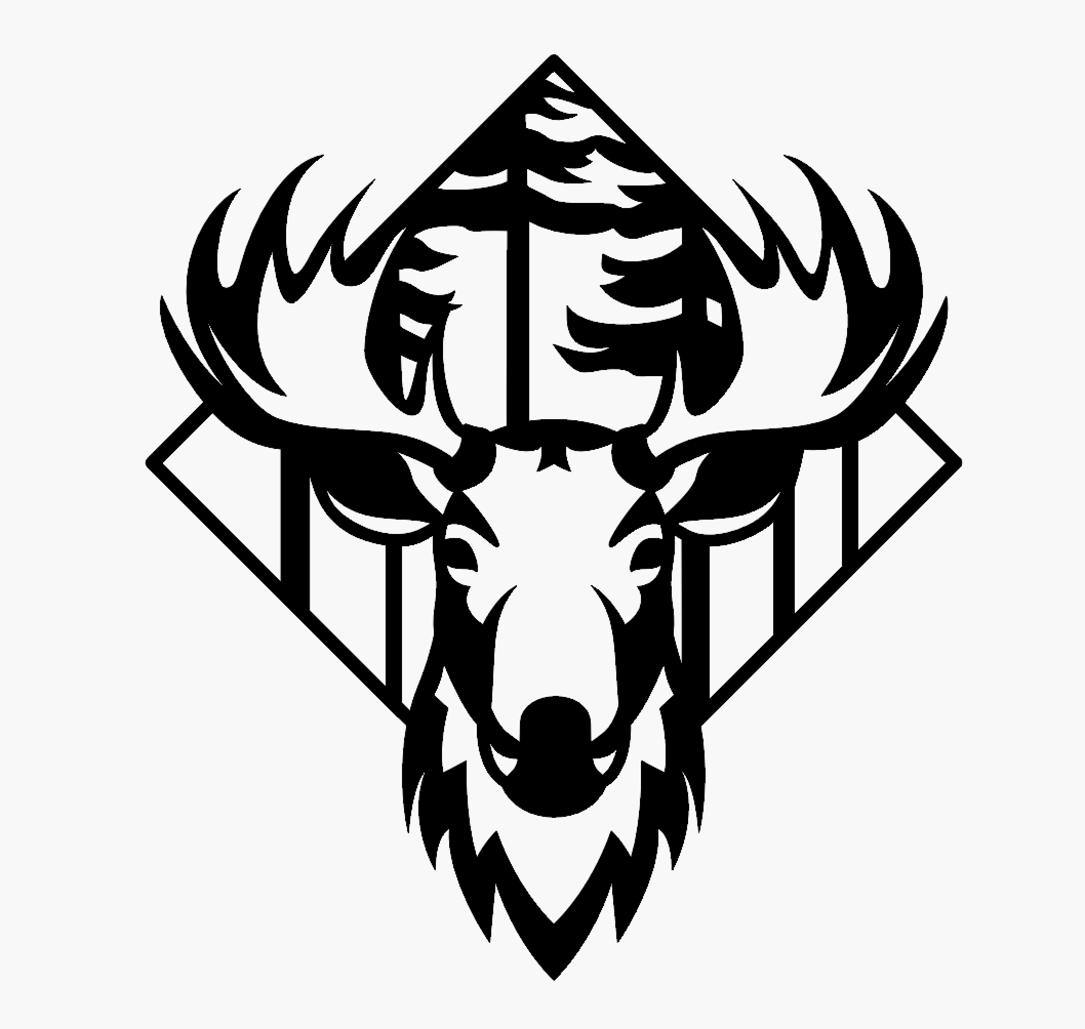 Forest Animal Wall Art - Moose