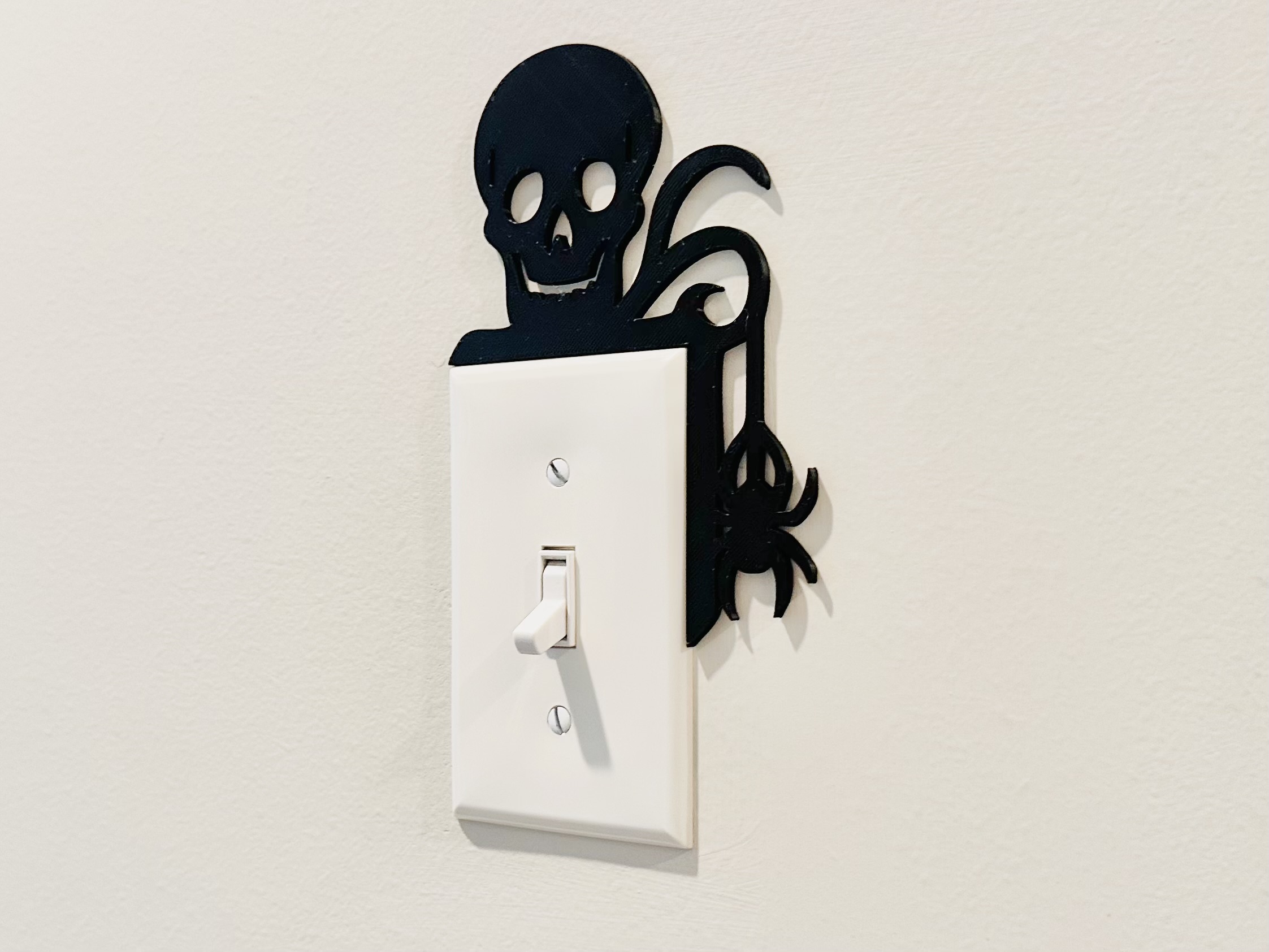 Light Switch Display - Halloween Skull