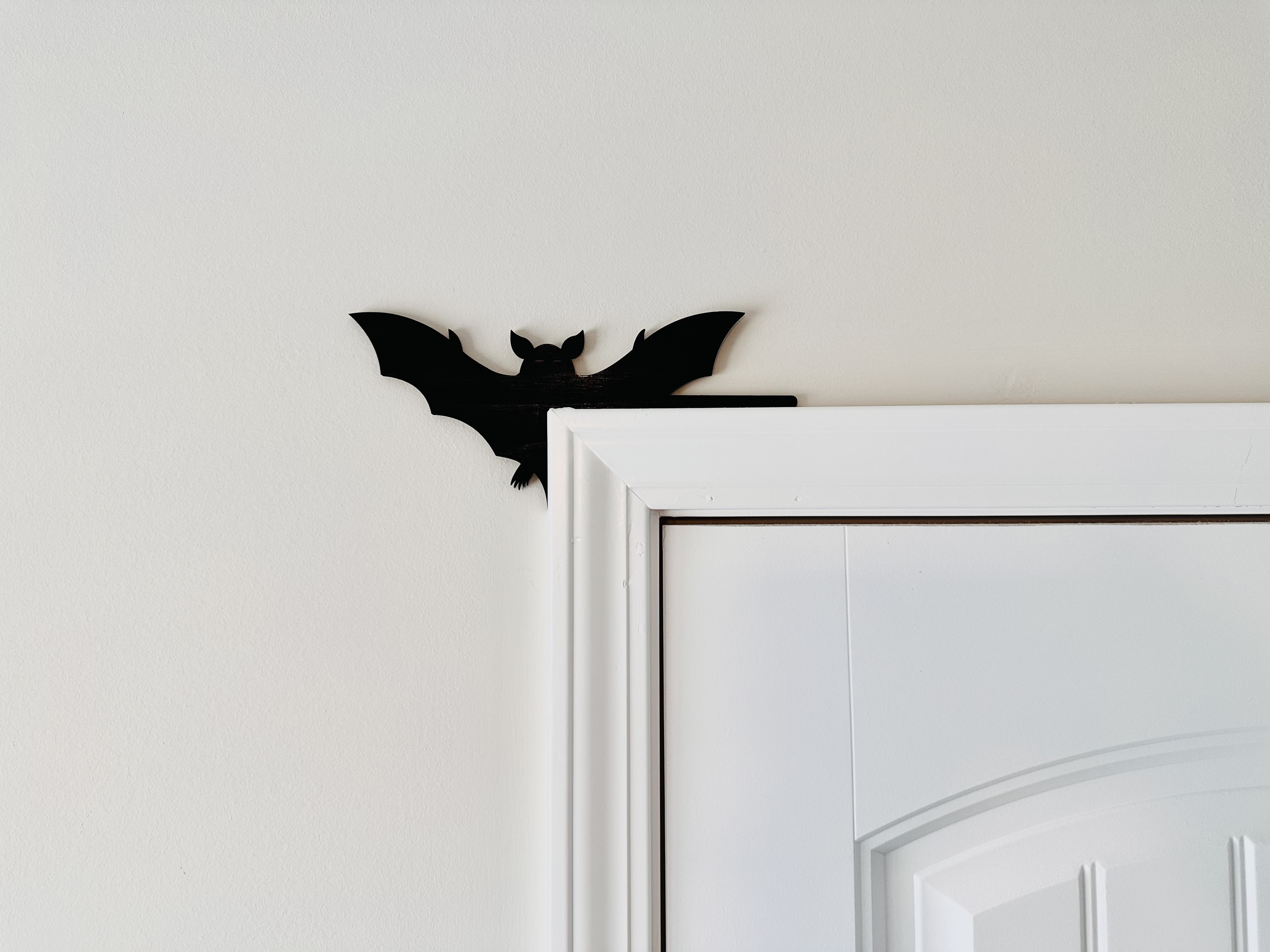 Corner Door Display - Bat Silhouette