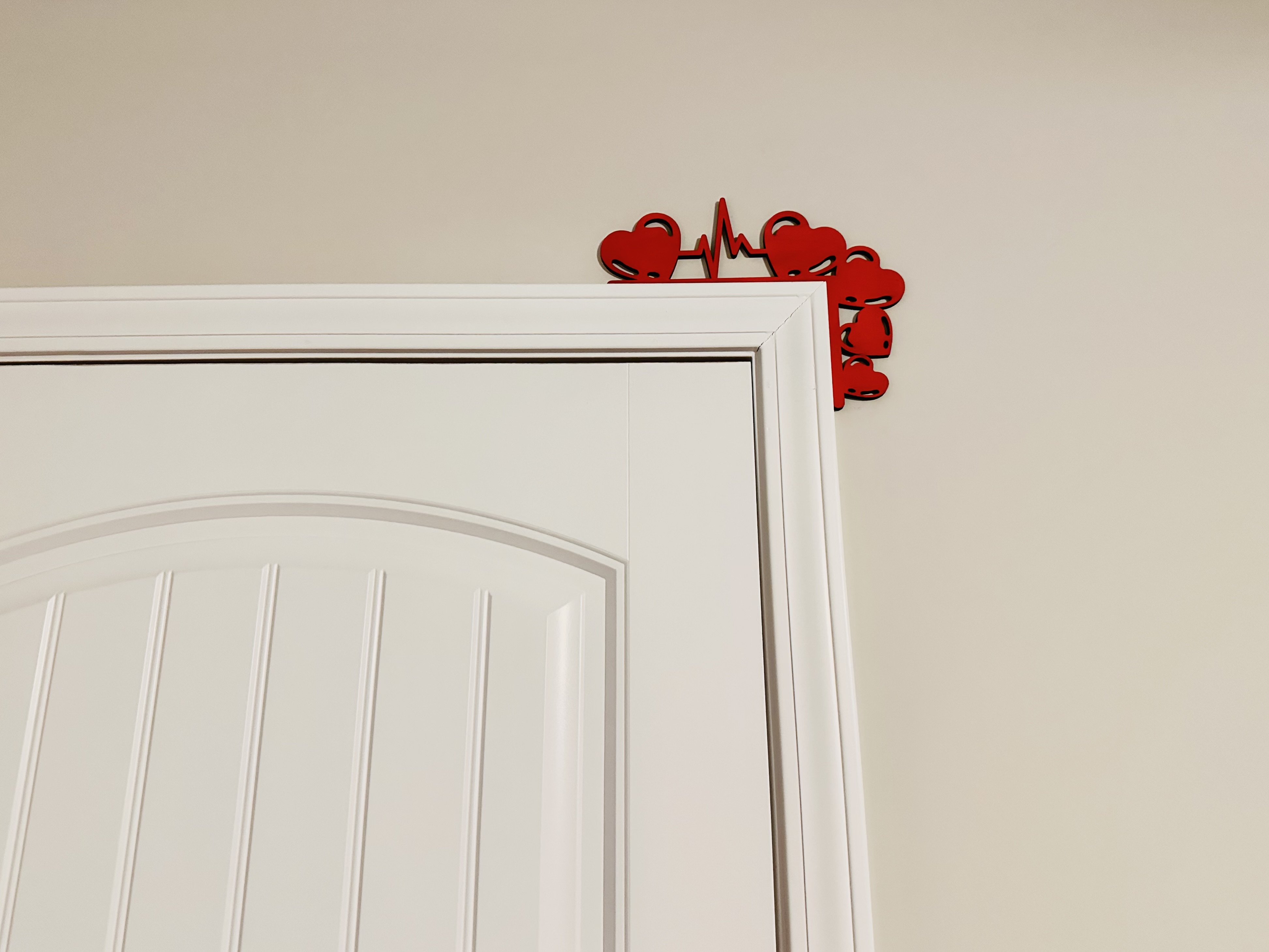 Corner Door Display - Hearts