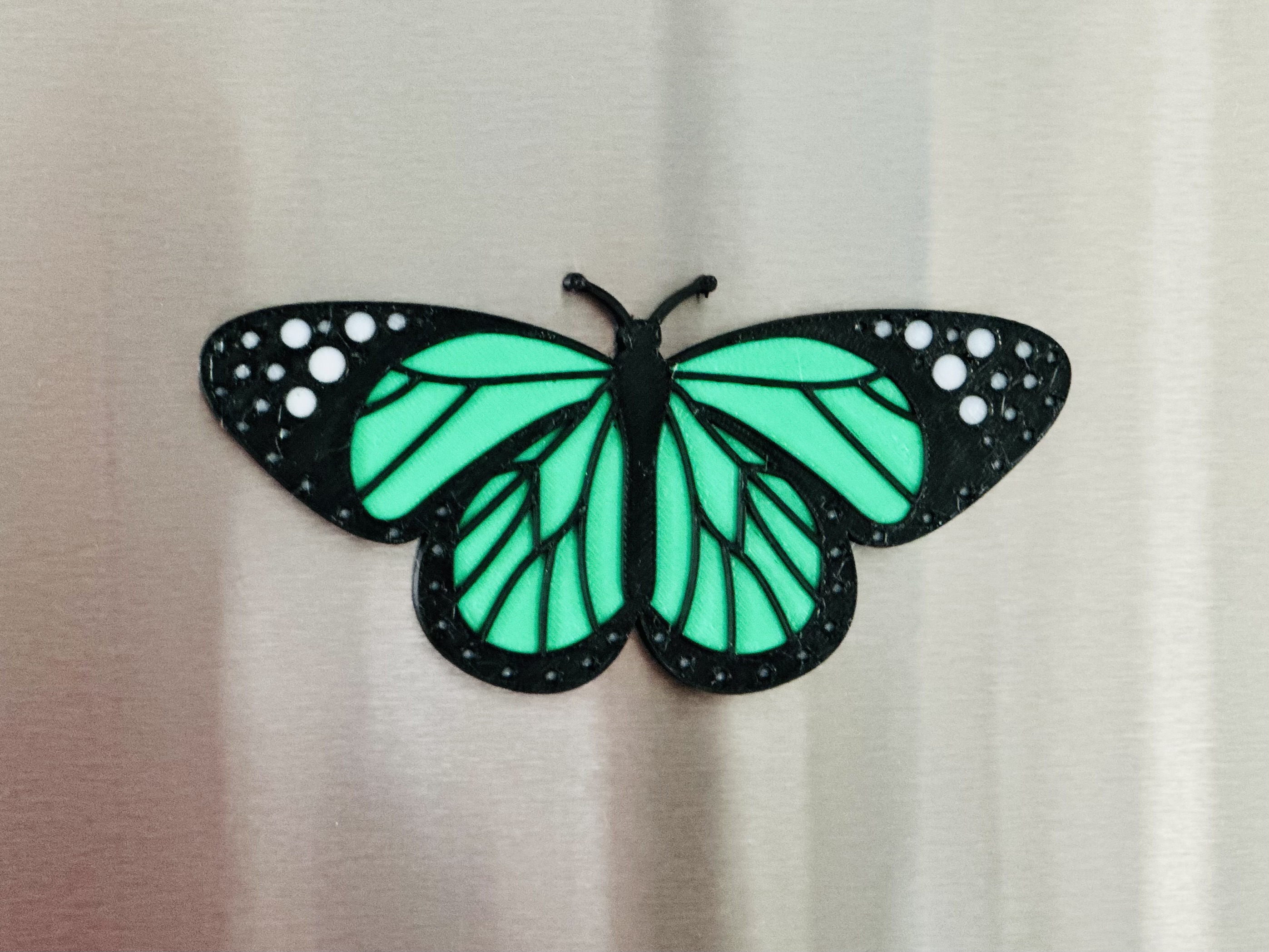3D Printed Magnet - Monarch Butterfly