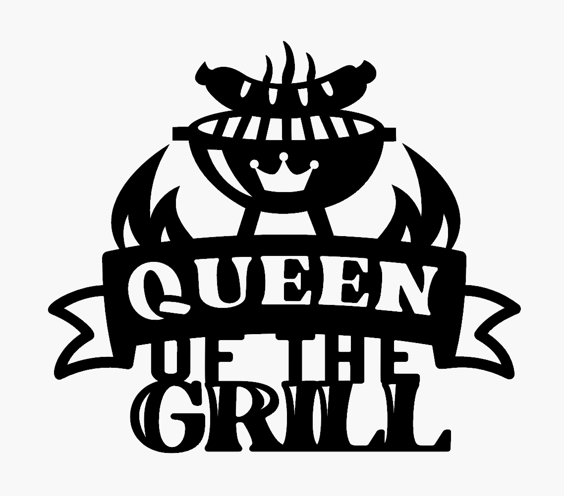 BBQ Wall Sign - Queen of the Grill