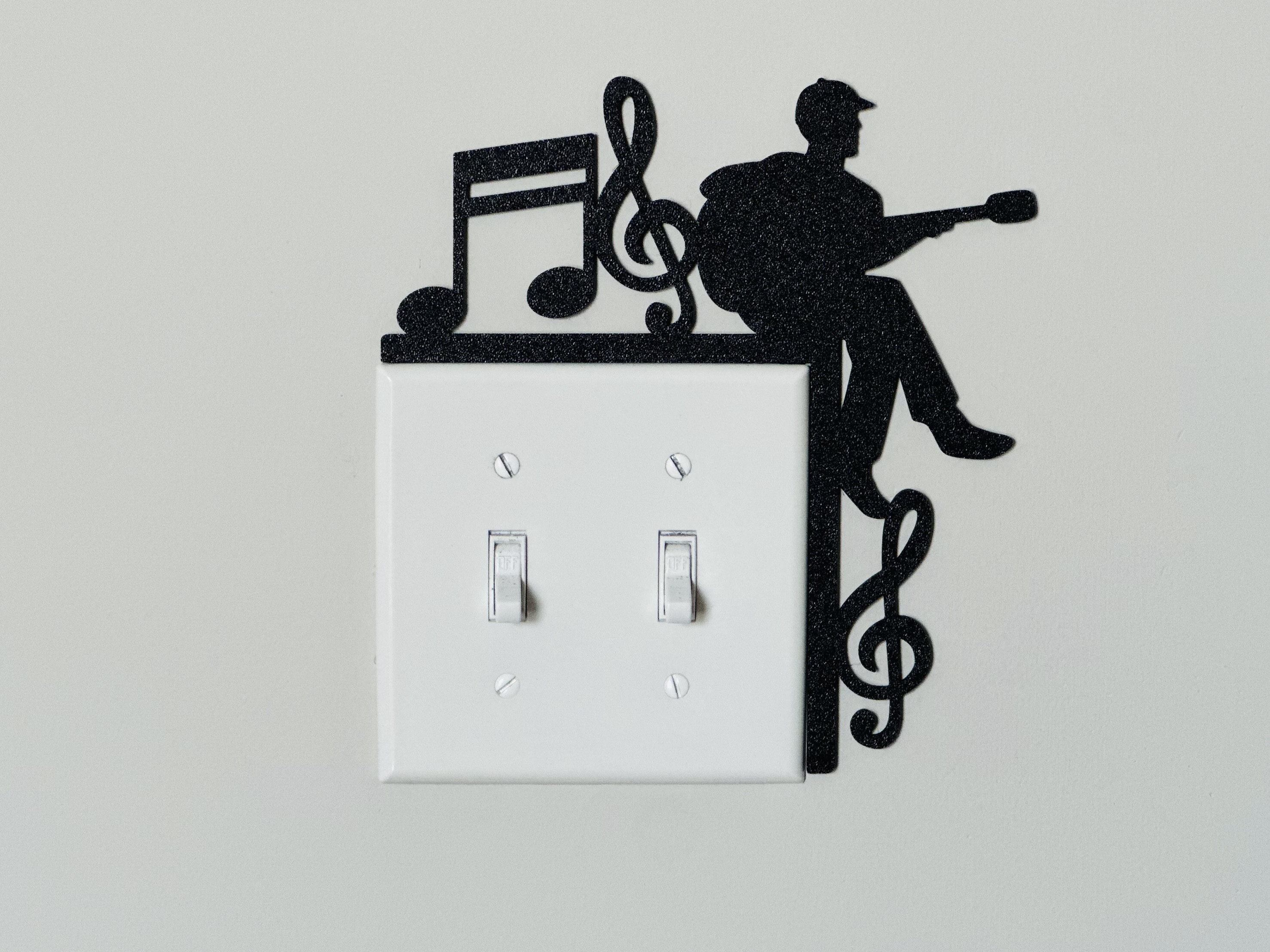 Light Switch Display - Guitarist