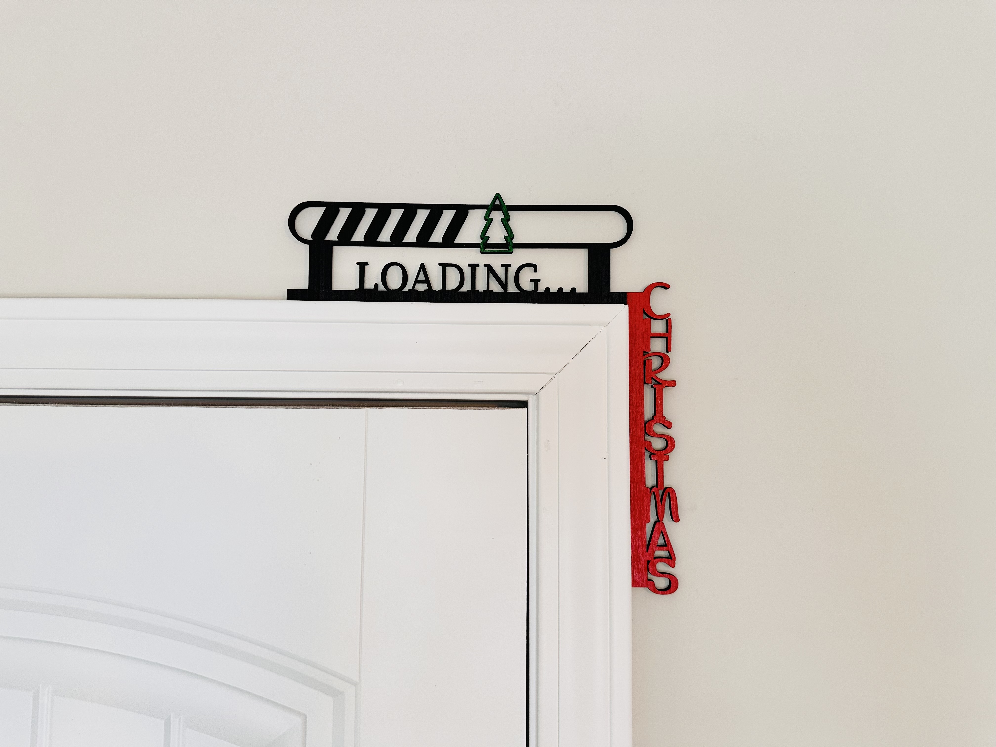 Corner Door Display - Loading Christmas