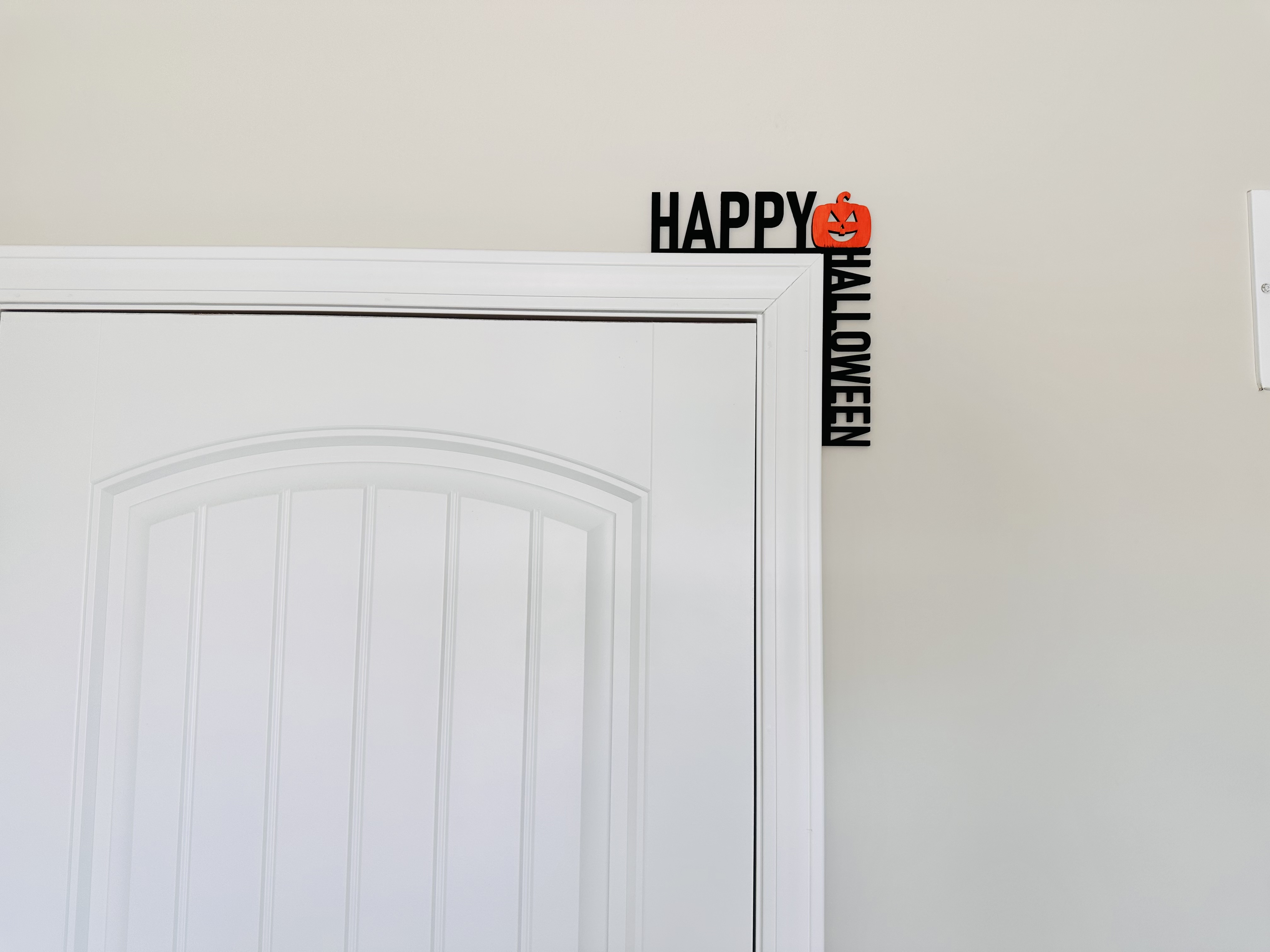 Corner Door Display - Happy Halloween