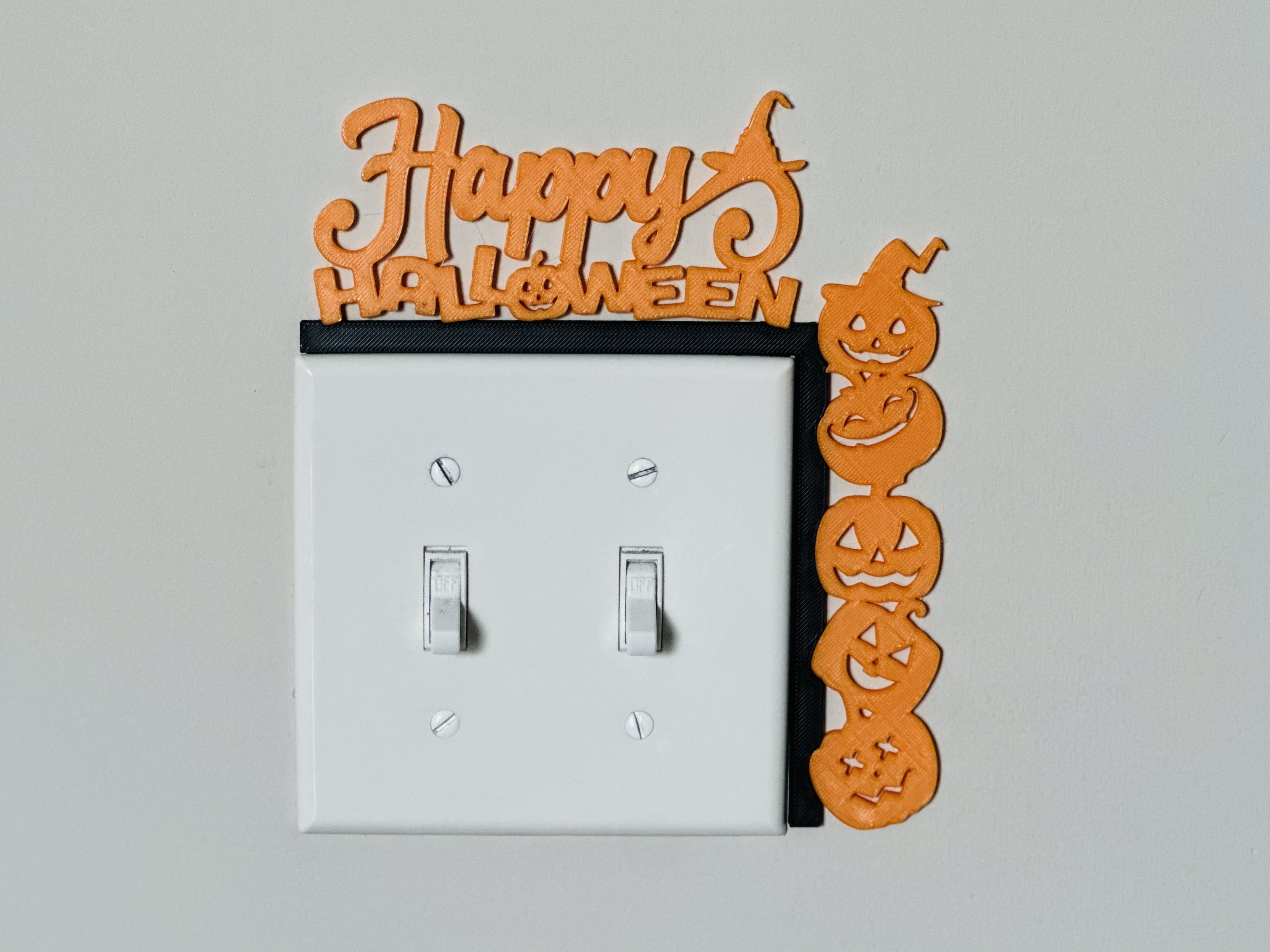 Light Switch Display - Happy Halloween