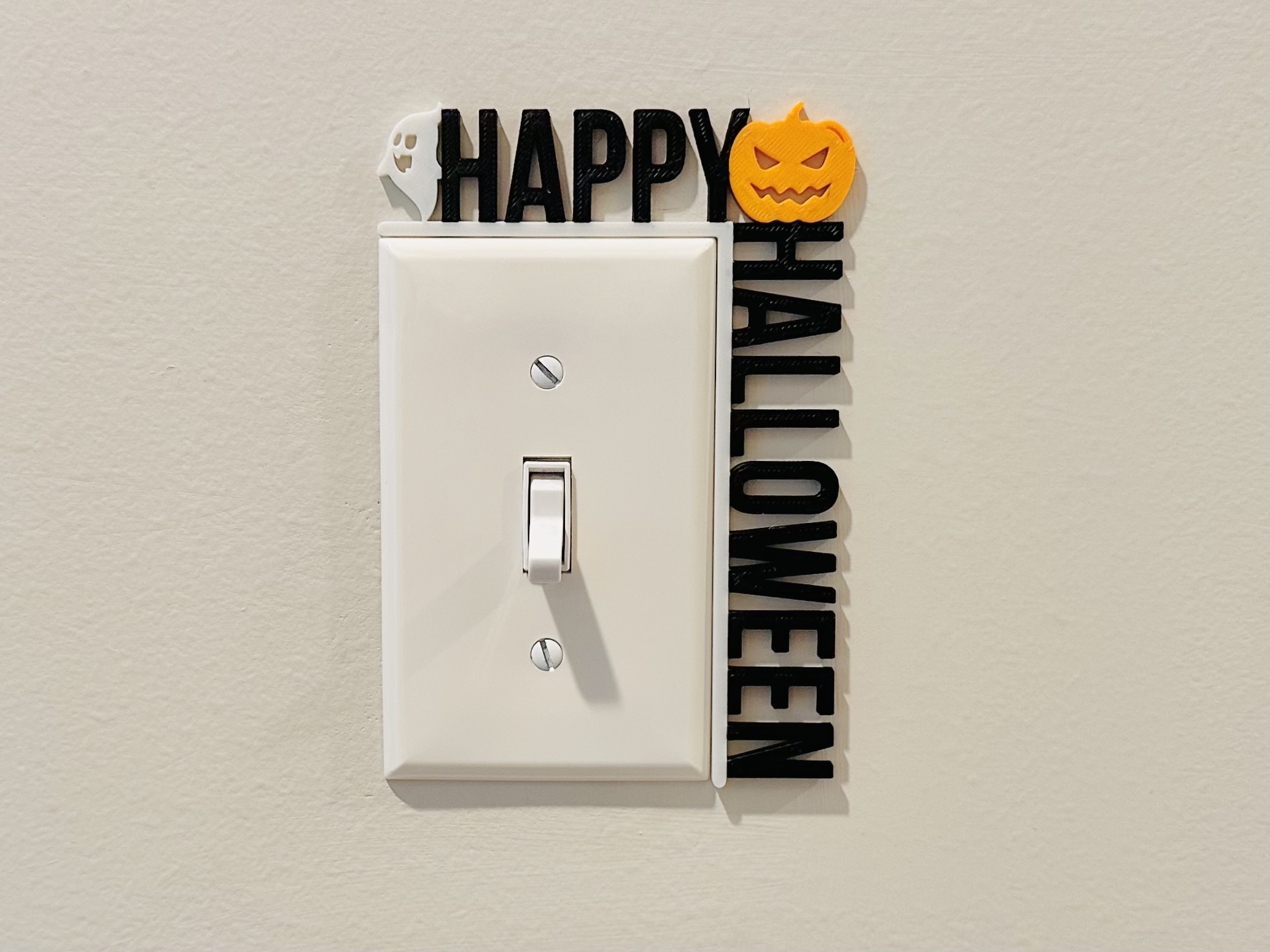 Light Switch Display - Happy Halloween