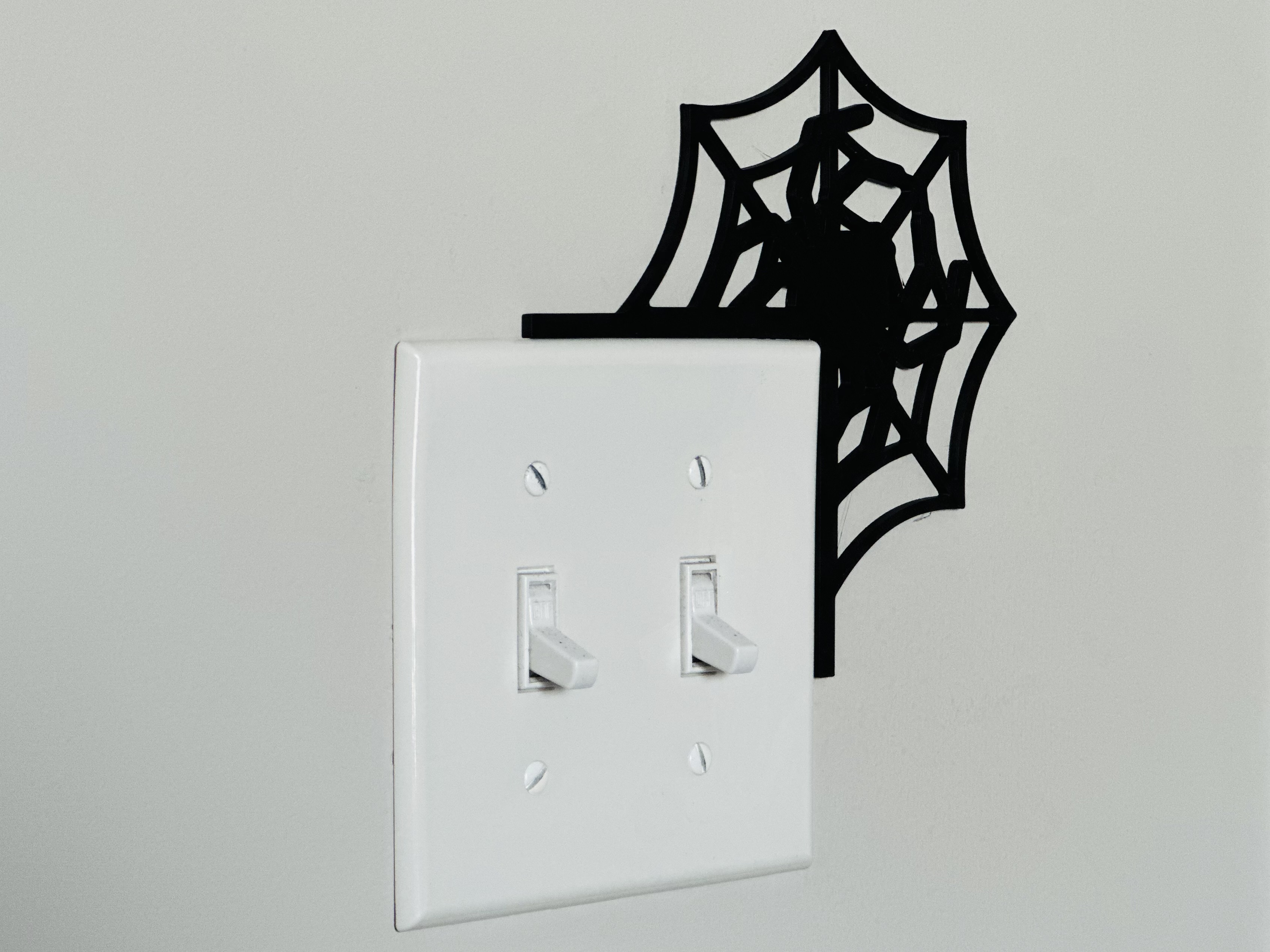 Light Switch Display - Spider Web