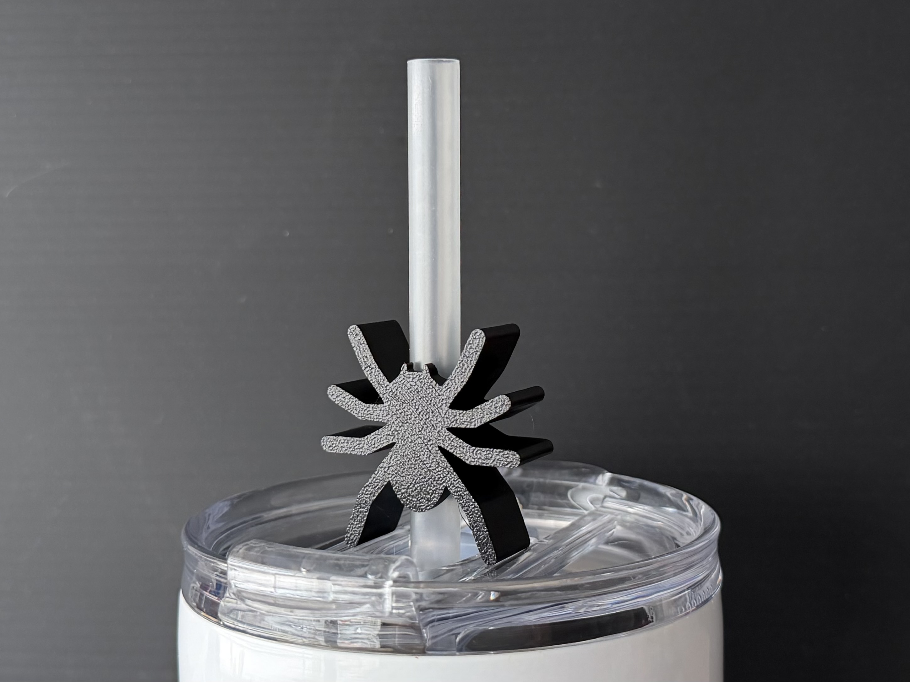 Straw Topper - Spider