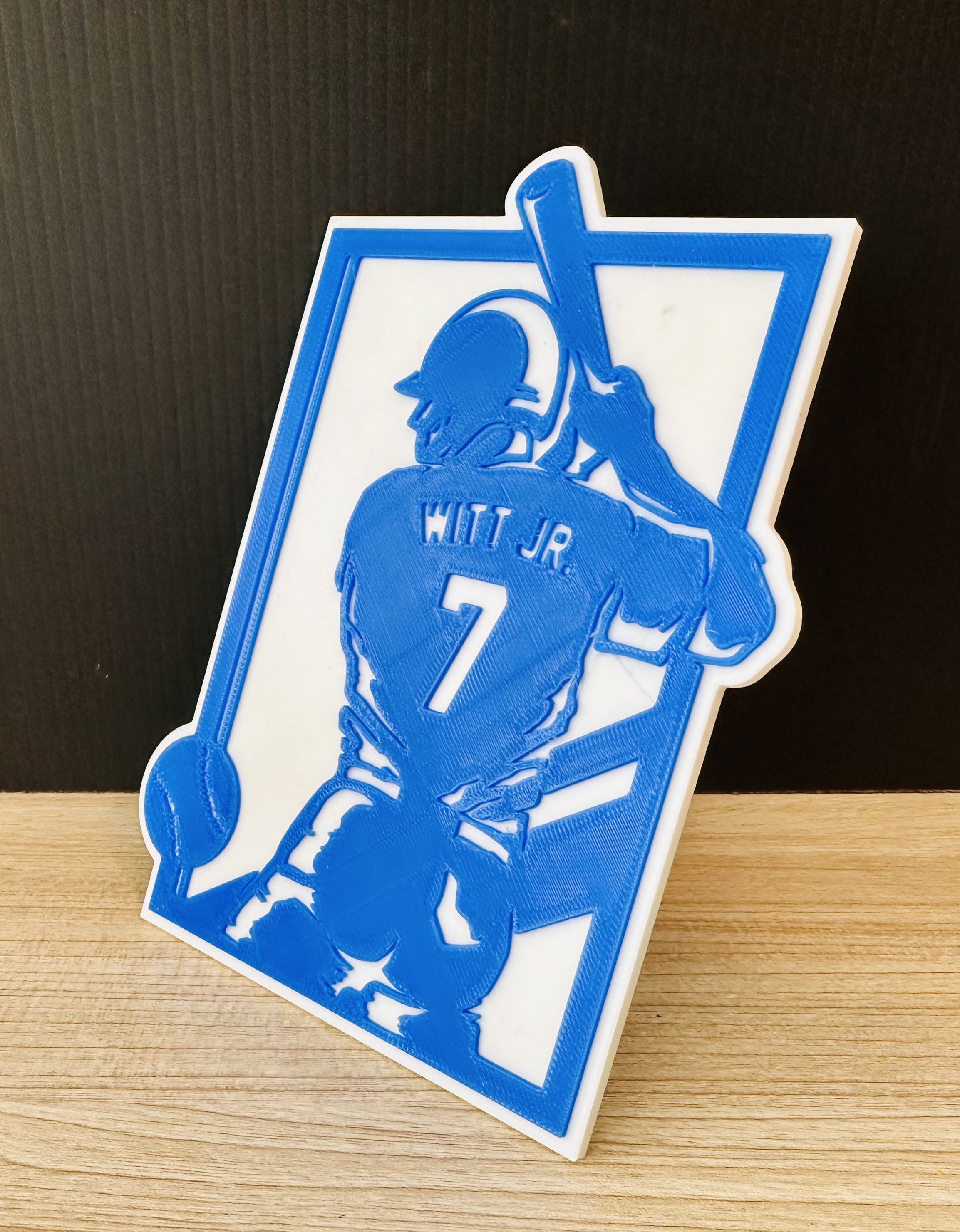 3D Printed Sports Sign - Witt Jr.