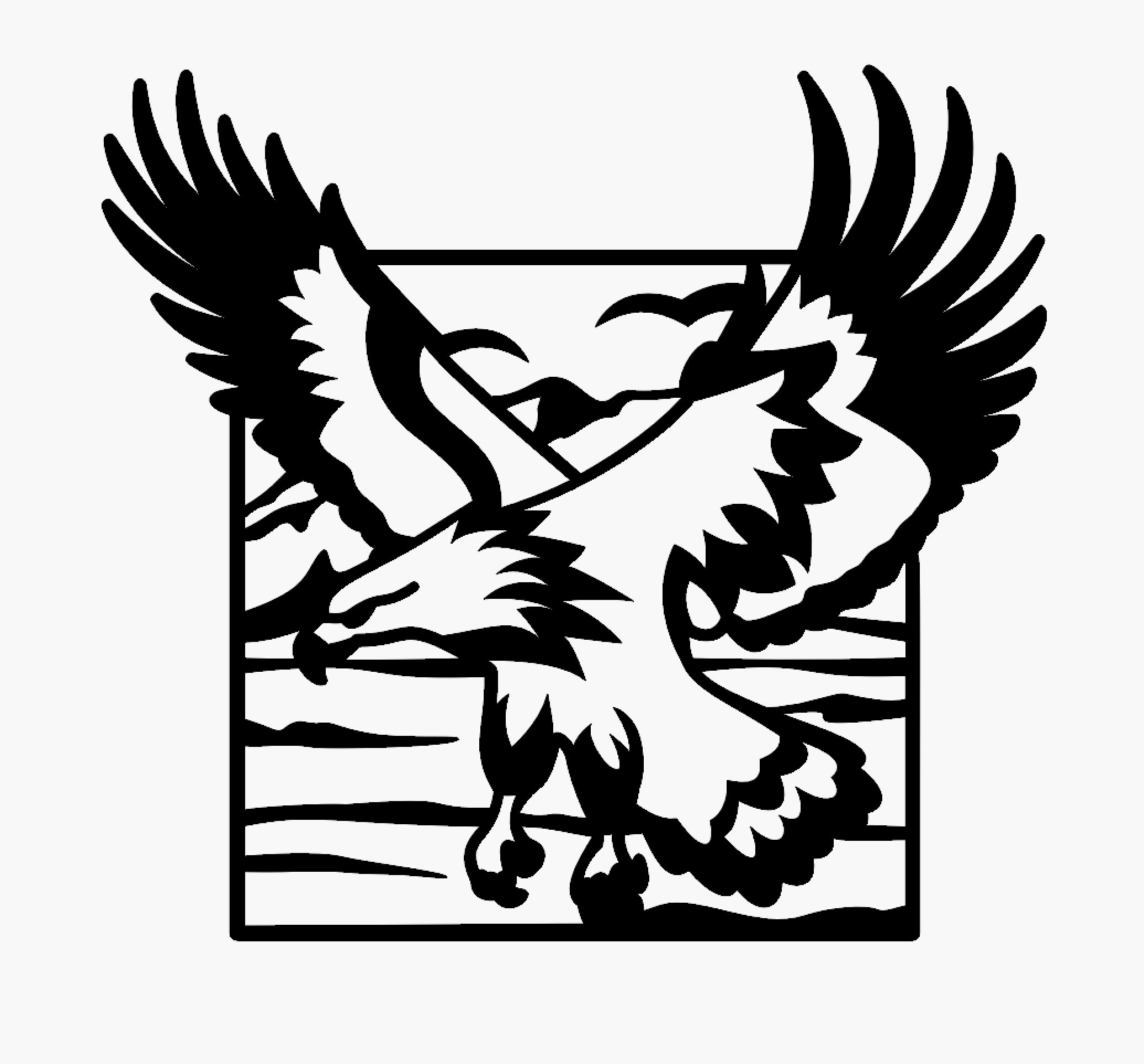 Forest Animal Wall Art - Eagle