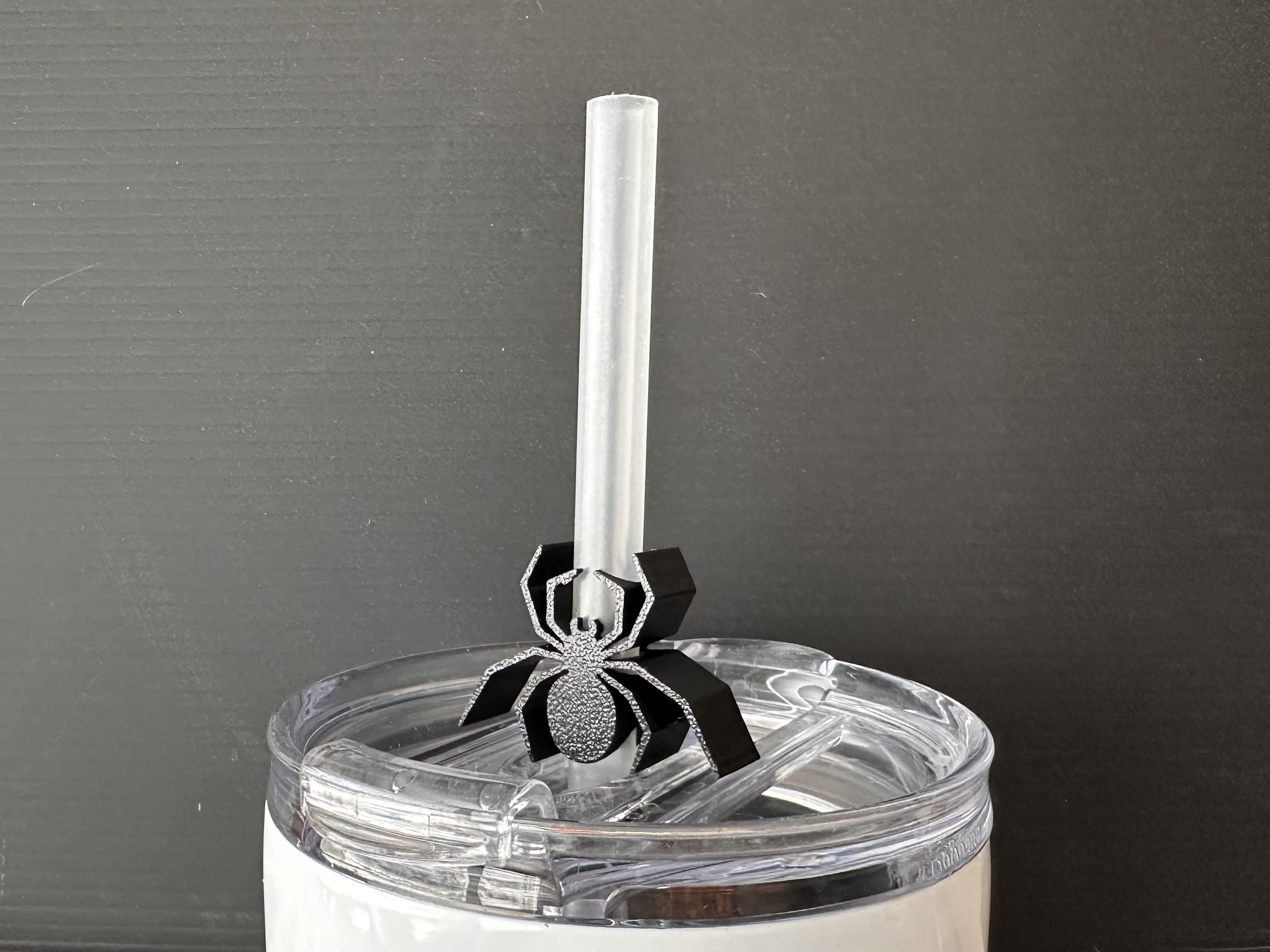 Straw Topper - Spider