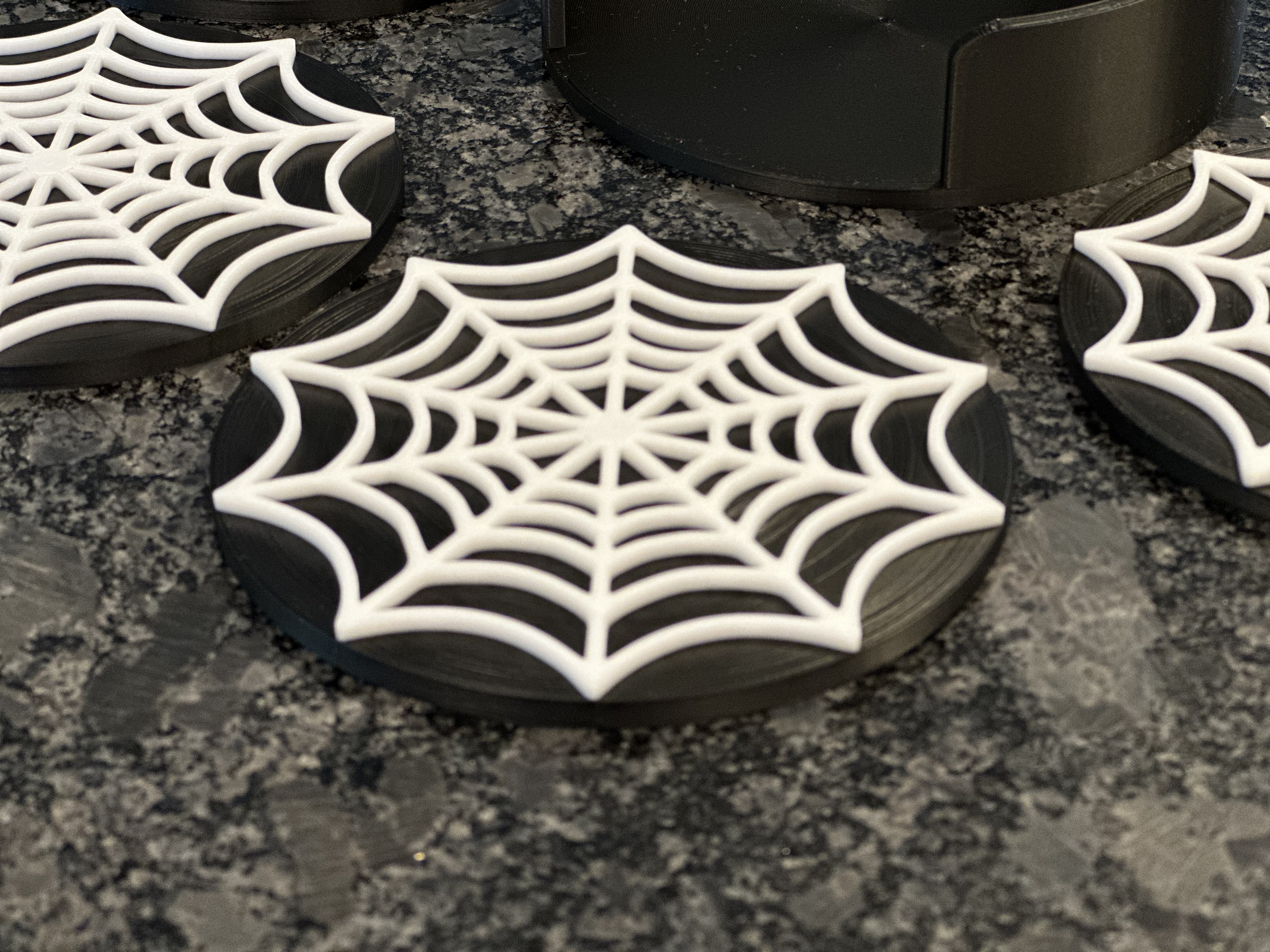 Drink Coaster Set - Spider Web