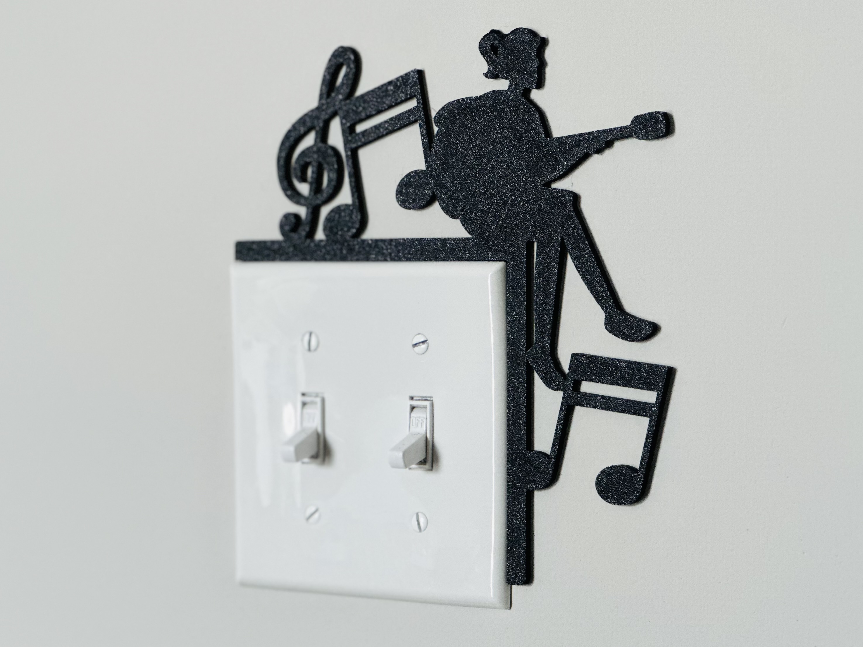 Light Switch Display - Guitarist
