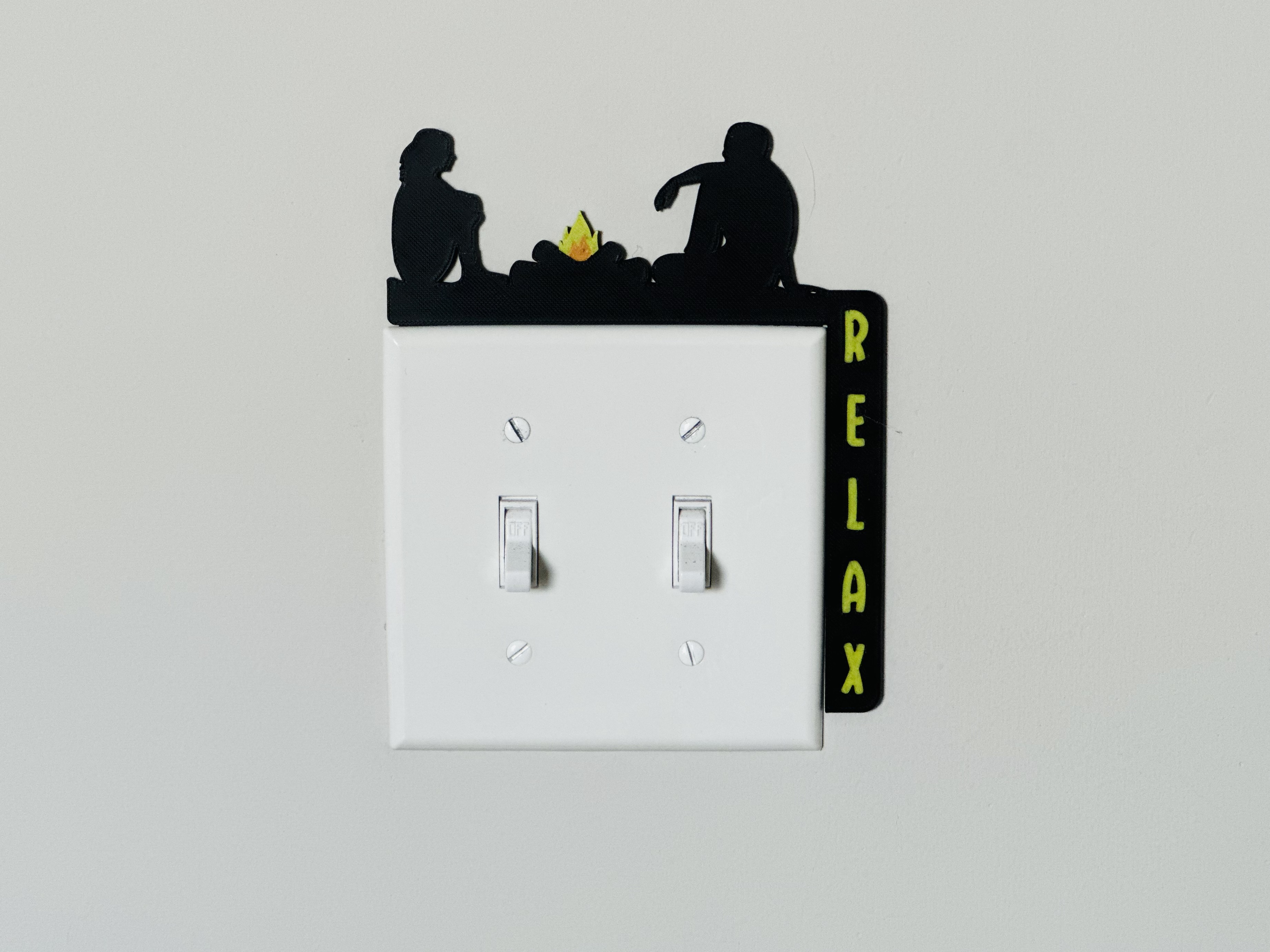 Light Switch Display -  By the Fire
