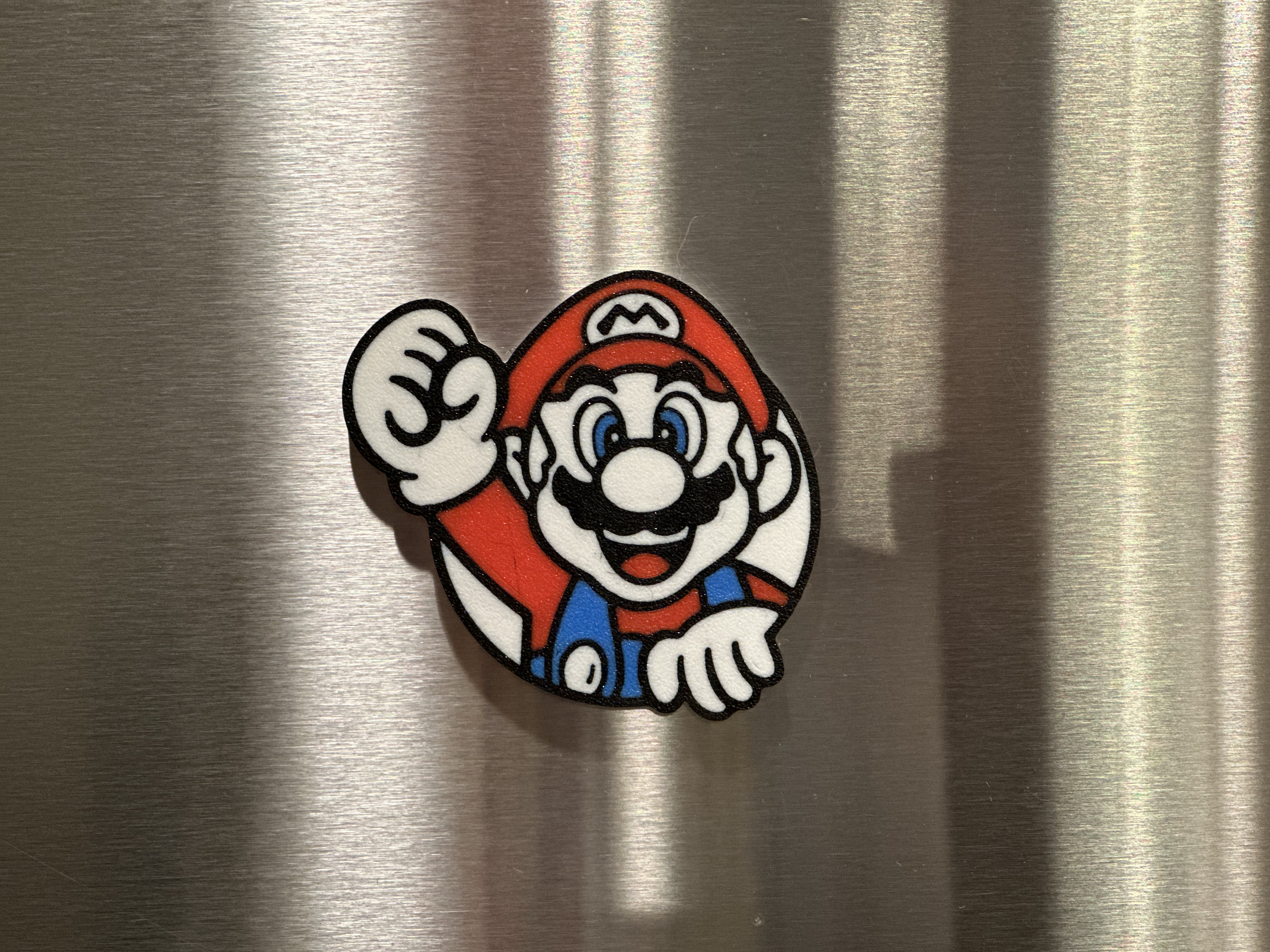 3D Printed Magnet - Super Mario