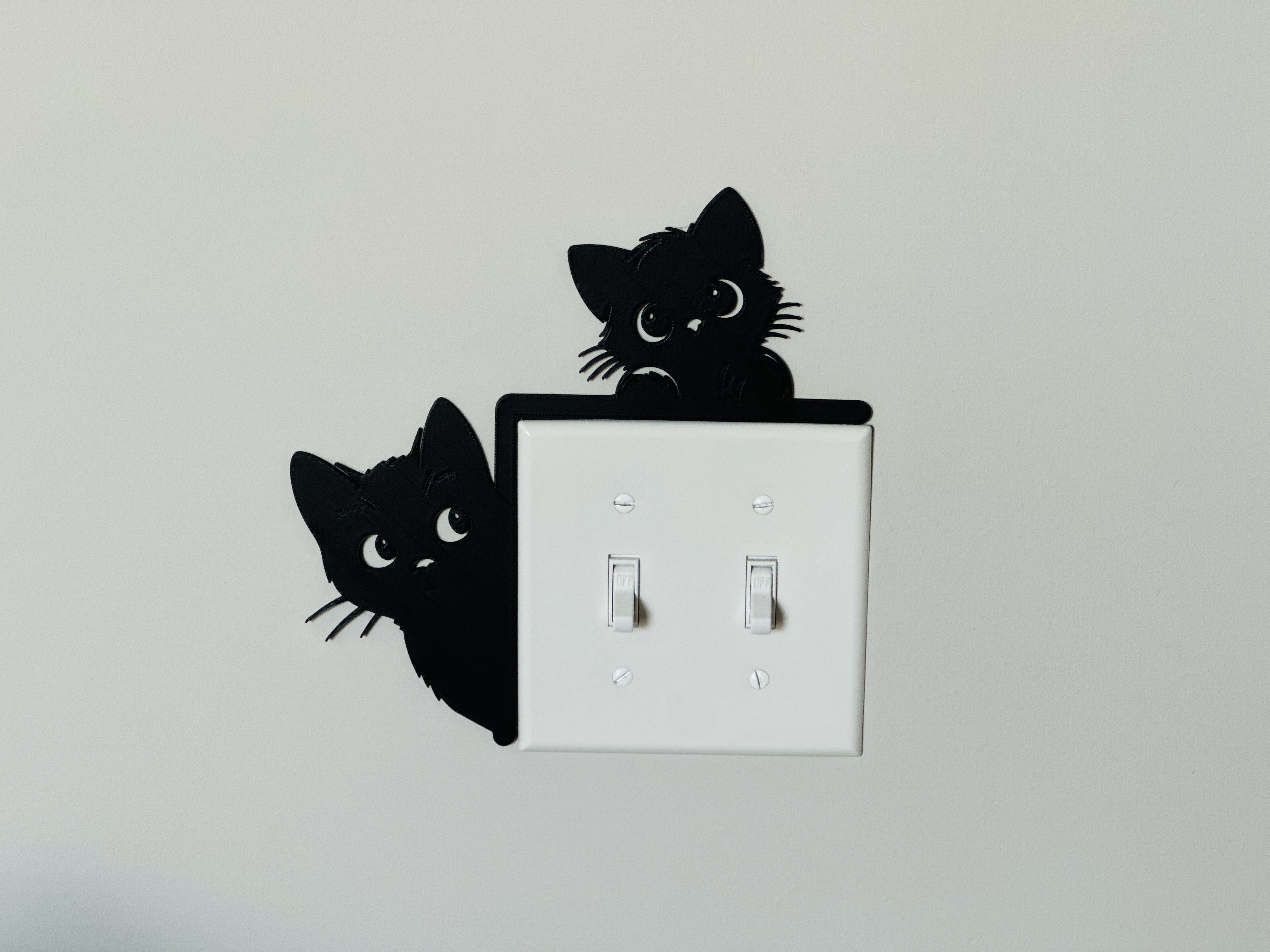 Light Switch Display - Cats