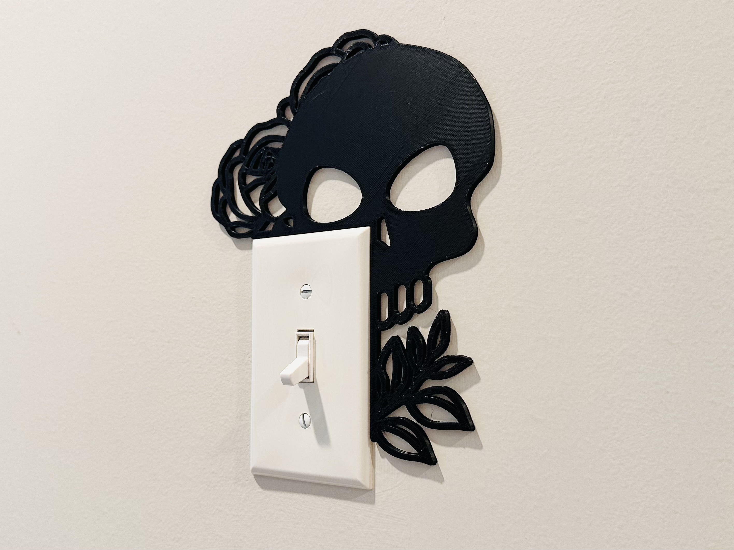 Light Switch Display - Halloween Skull