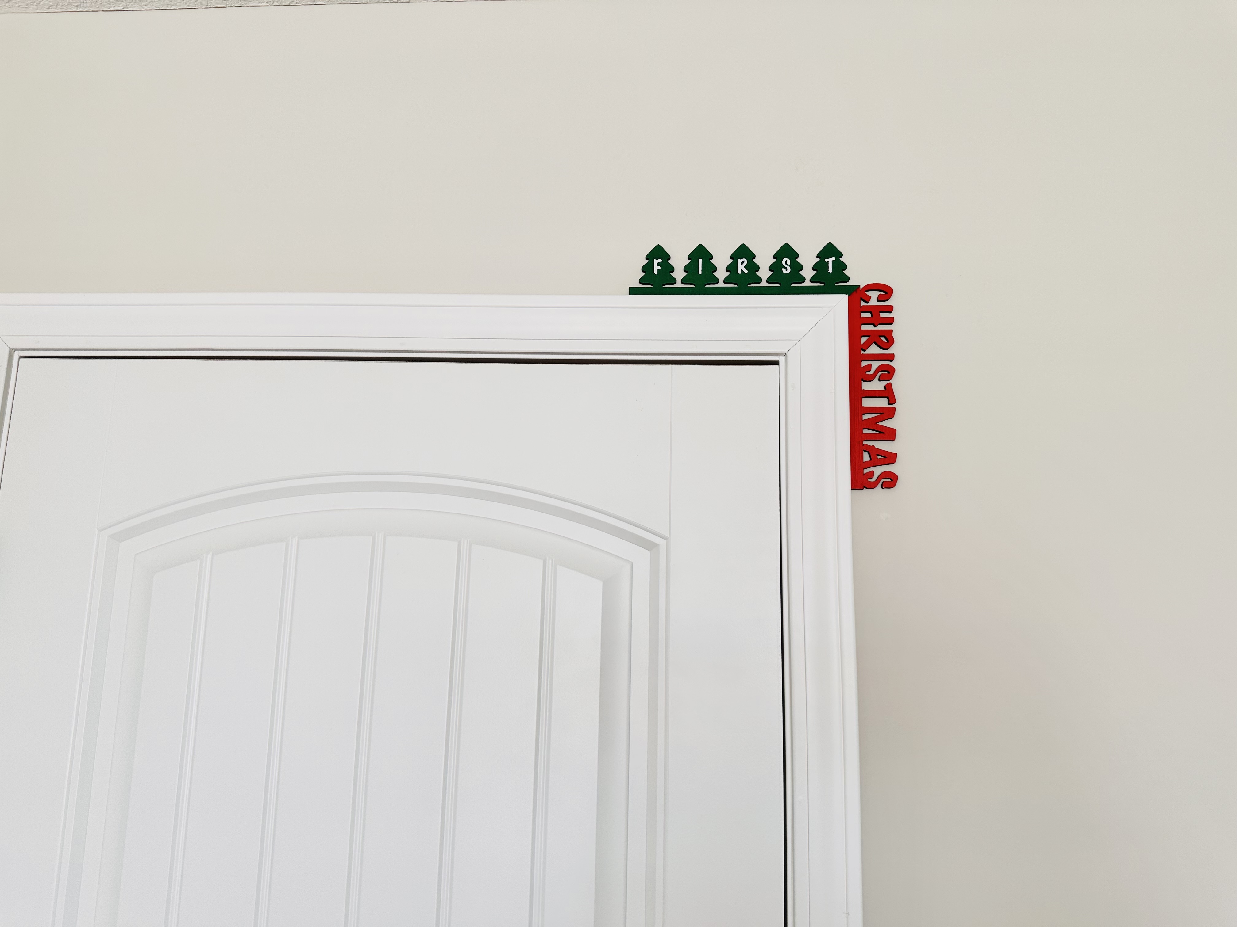 Corner Door Display - First Christmas
