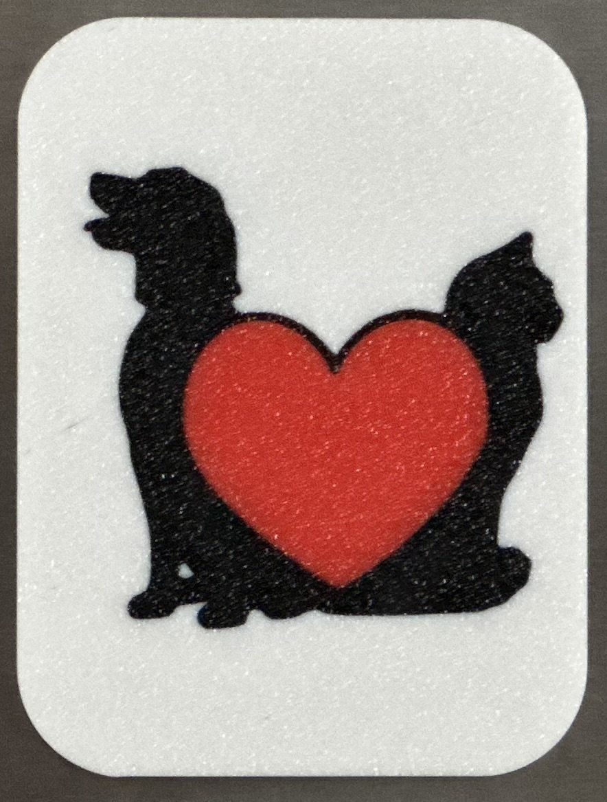 3D Printed Magnets - Cat and Dog Friends