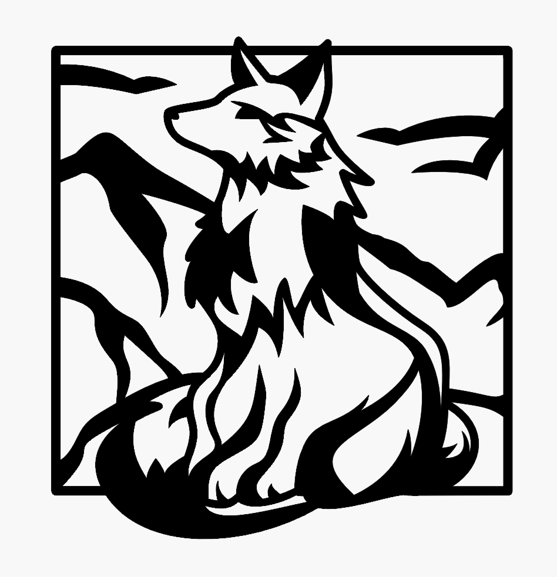 Forest Animal Wall Art - Fox