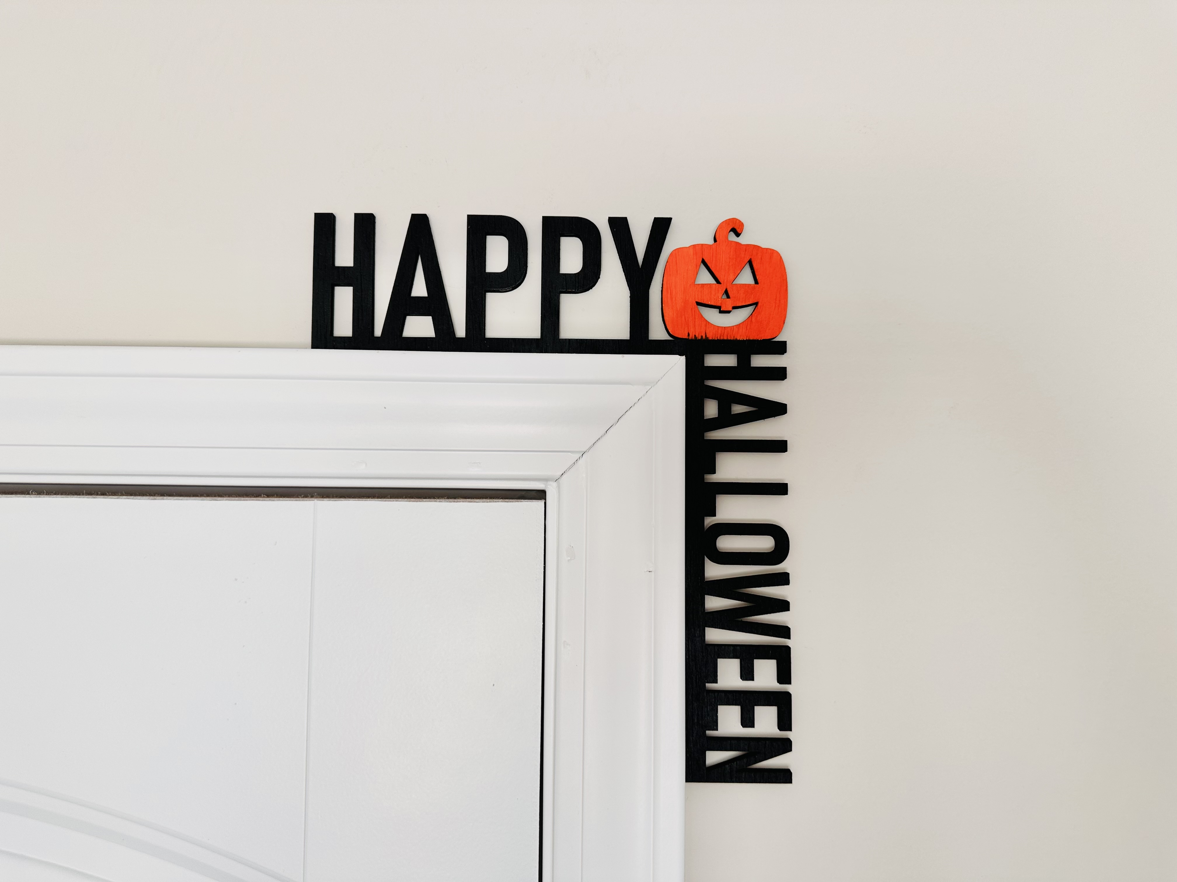 Corner Door Display - Happy Halloween