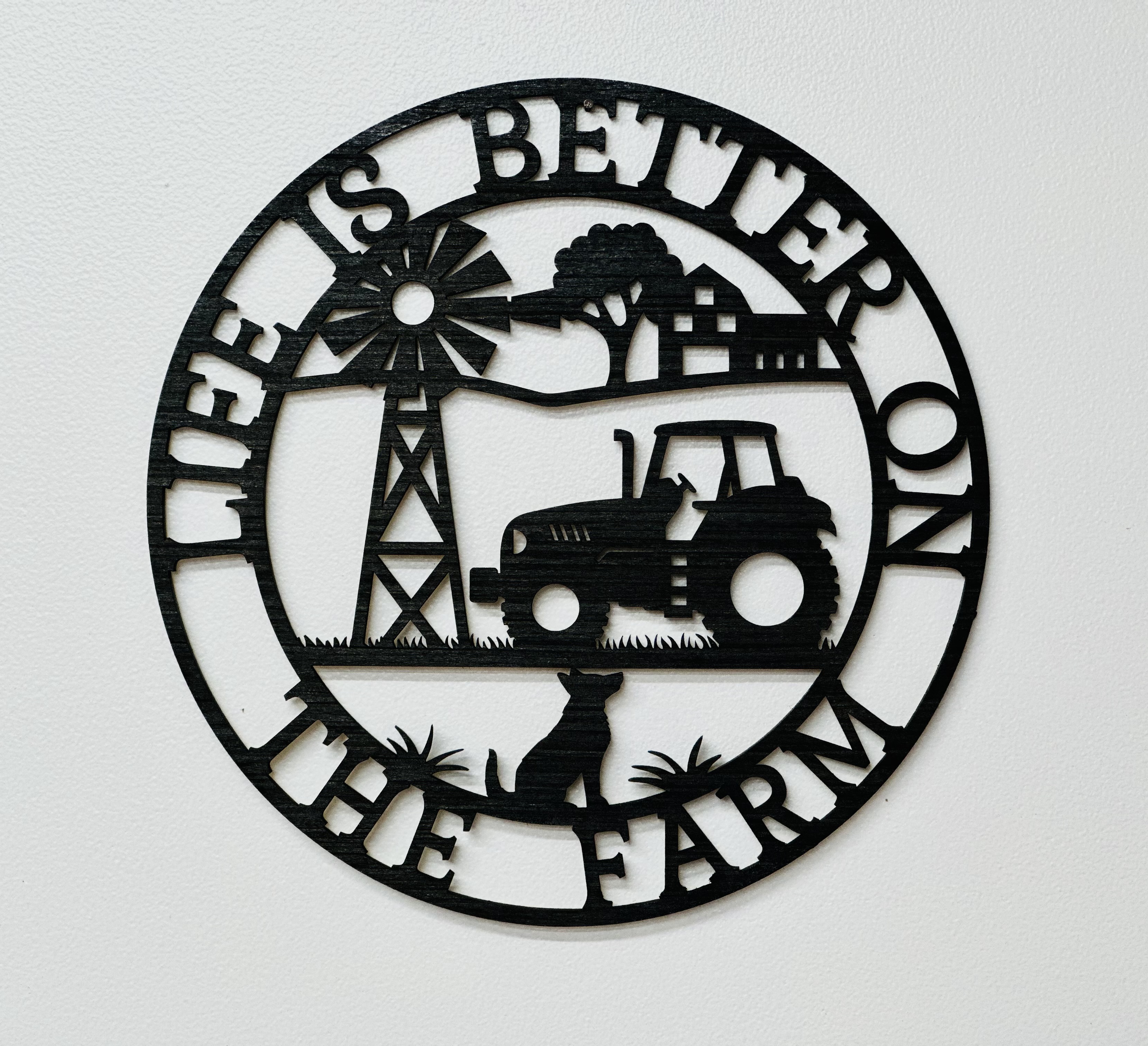 Wooden Wall Decor - Life is Better on the Farm