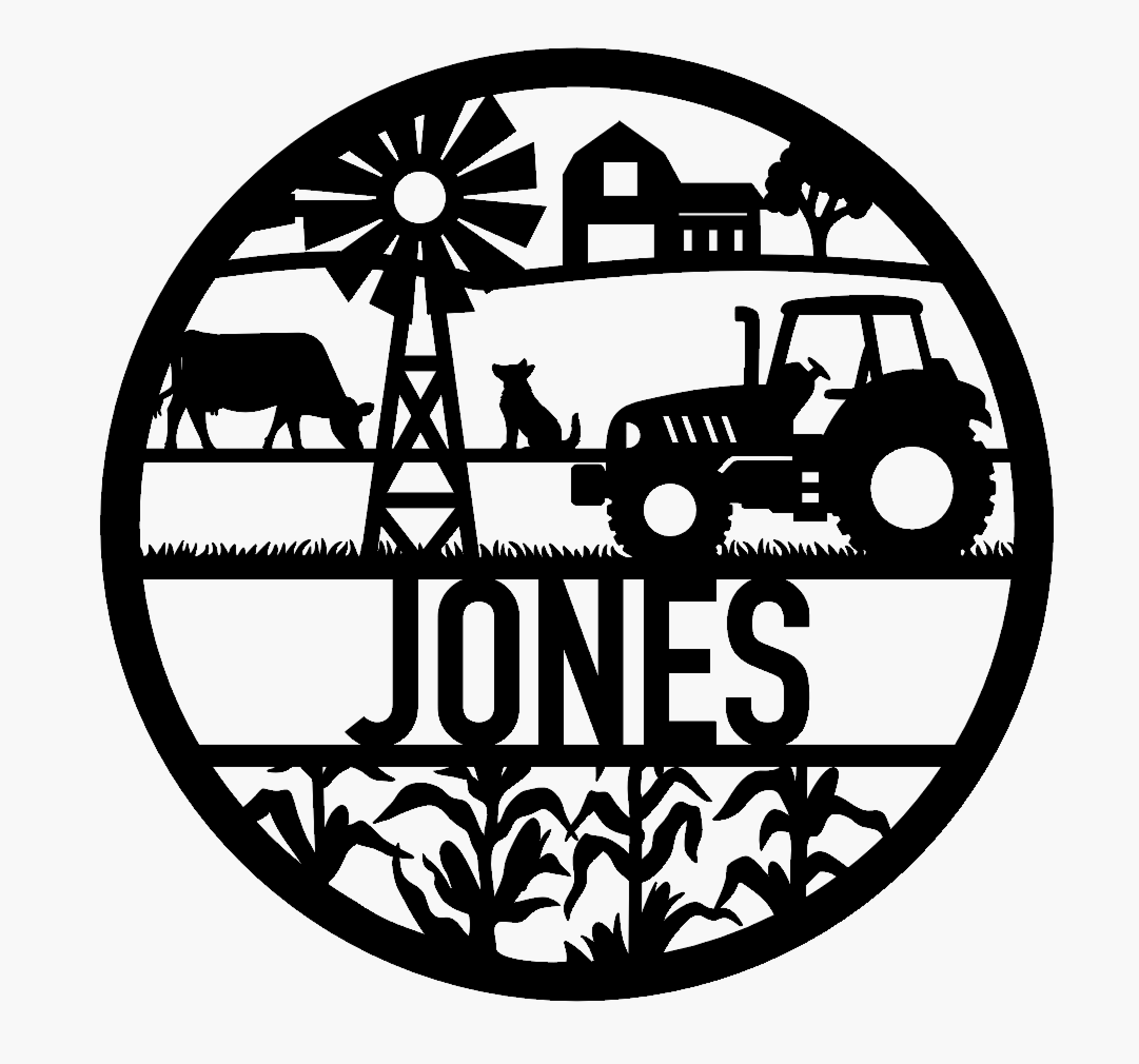Personalized Wall Sign - Farm