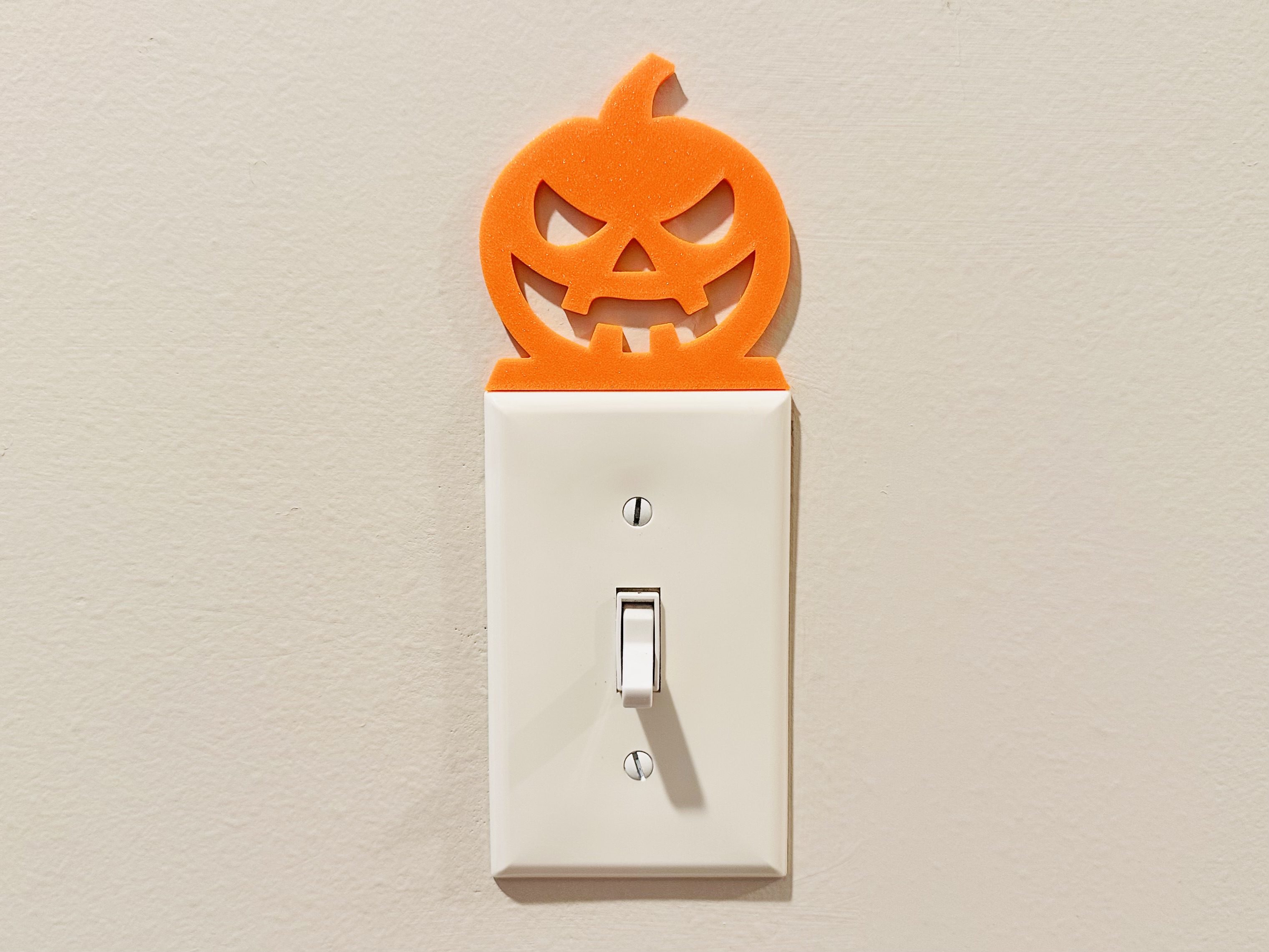 Light Switch Display - Halloween Pumpkin
