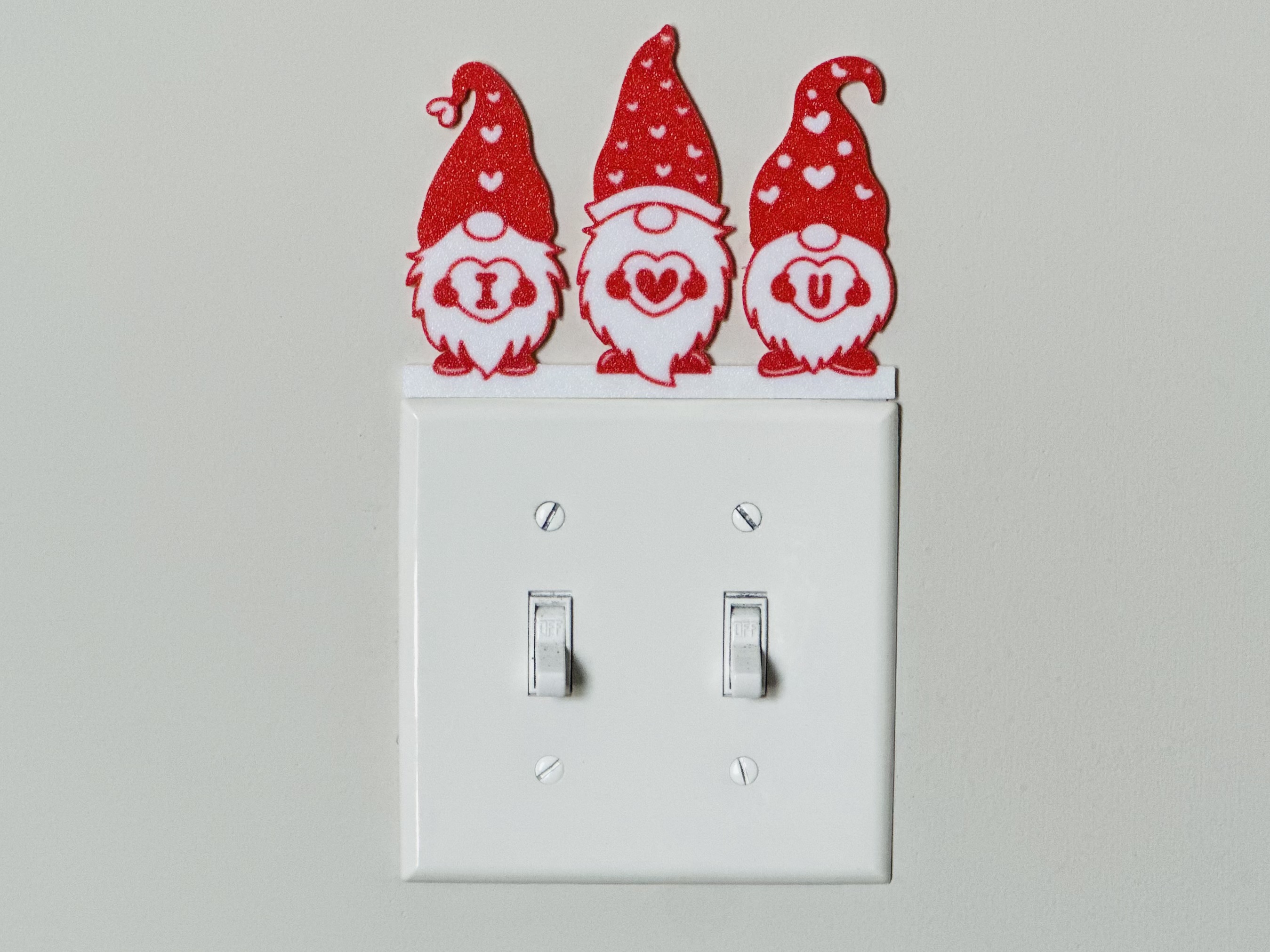 Light Switch Display - Gnome (I Love U)