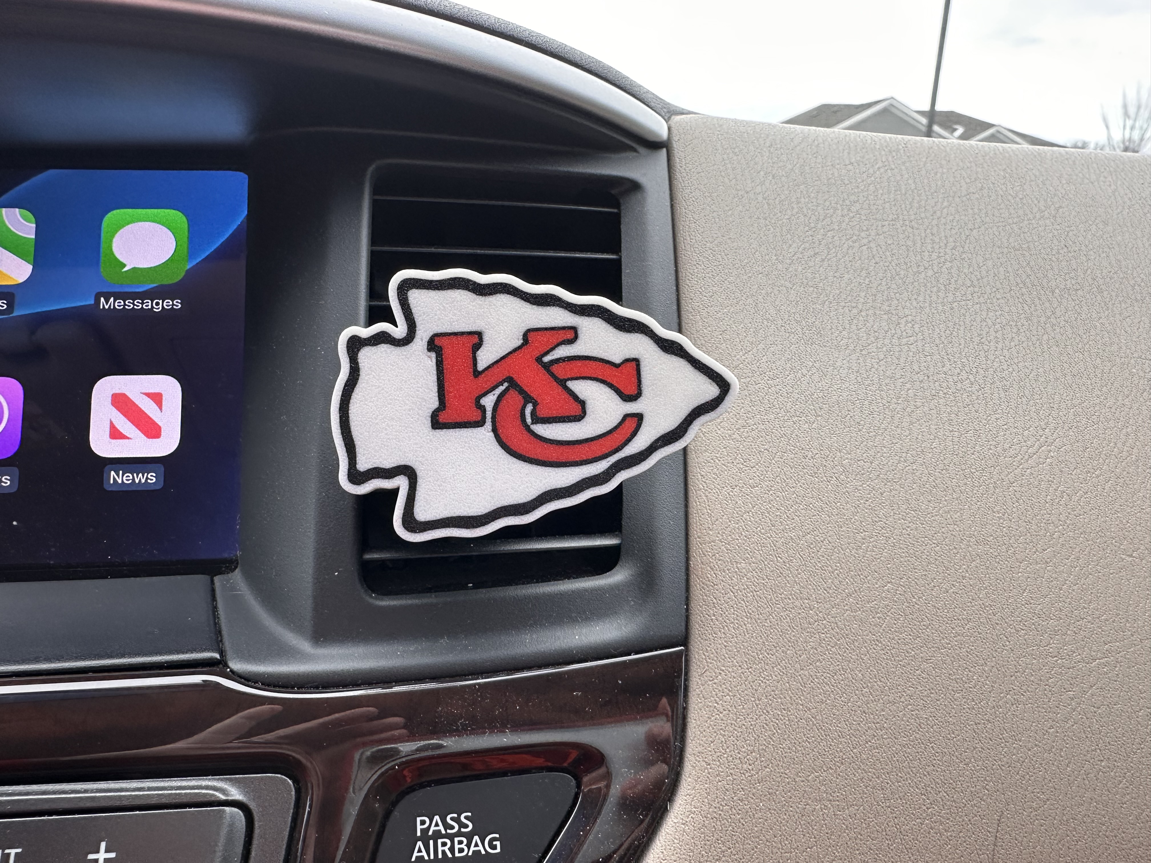 Febreze Car Clip-On - KC Chiefs Arrowhead 
