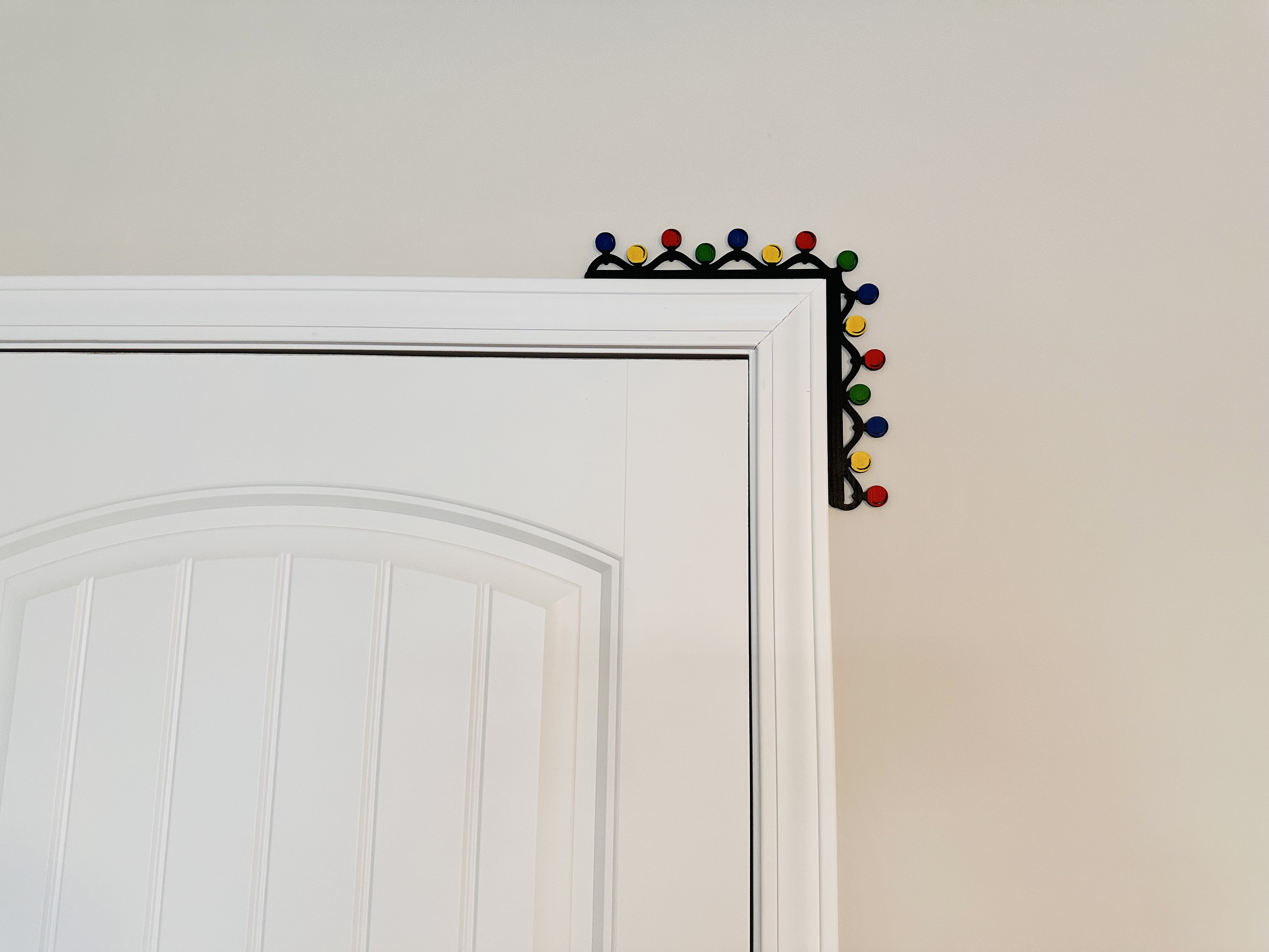 Corner Door Display - Christmas Lights