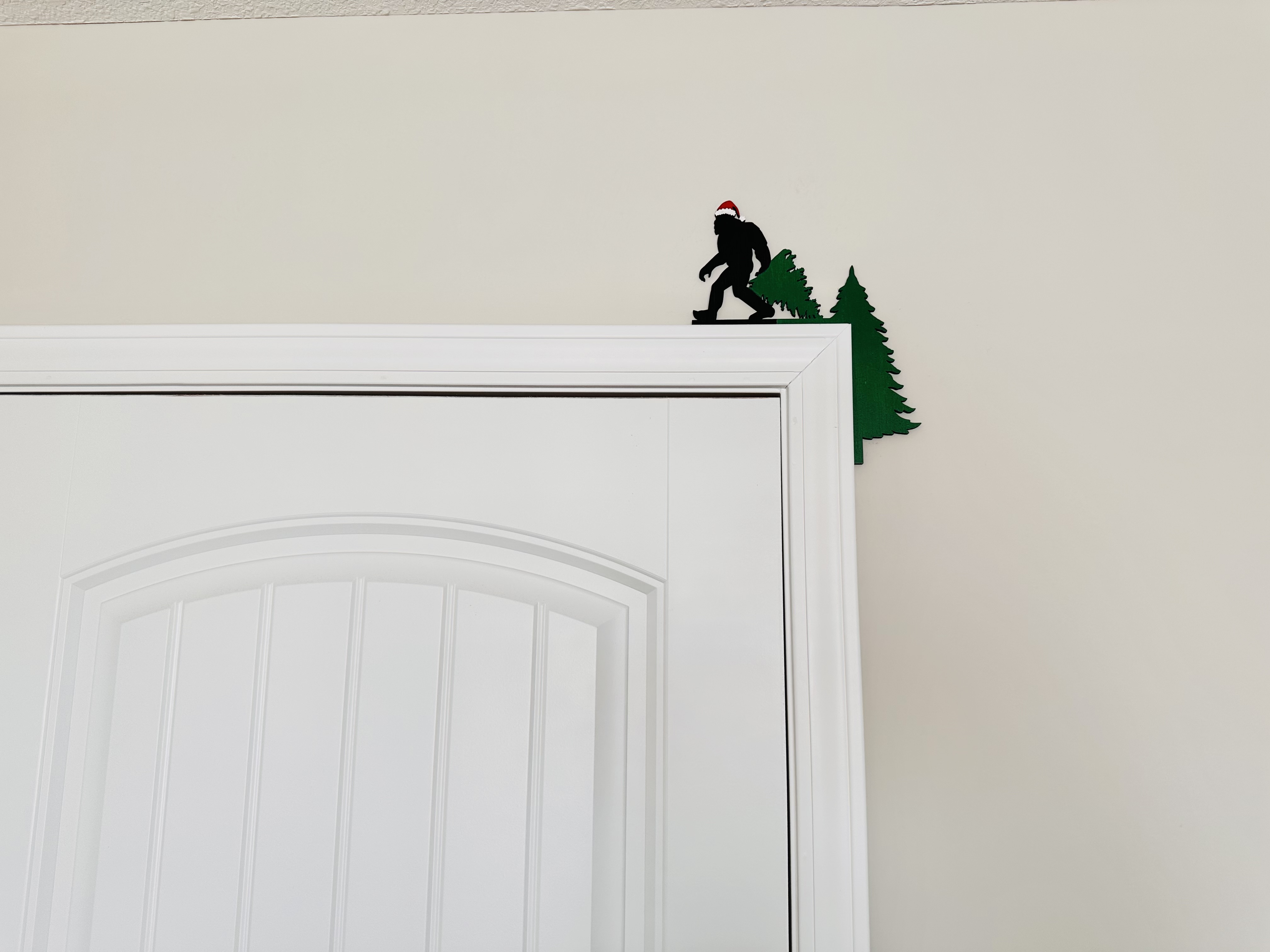 Corner Door Display - Bigfoot Christmas