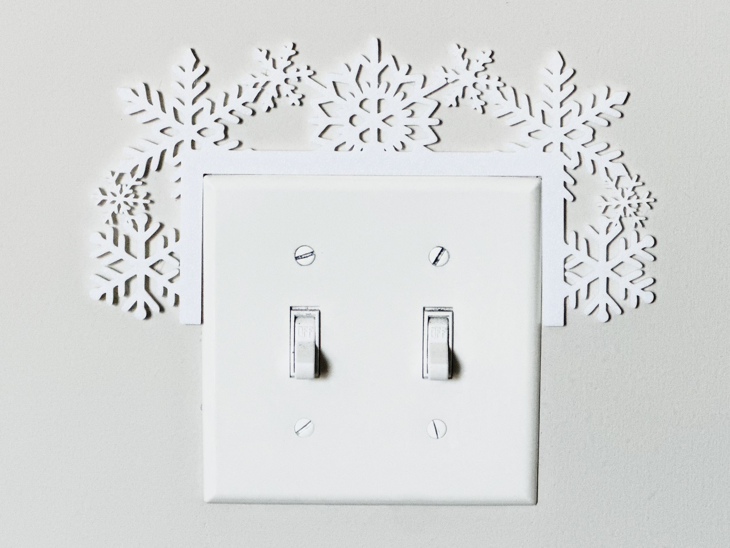 Light Switch Display - Snowflakes