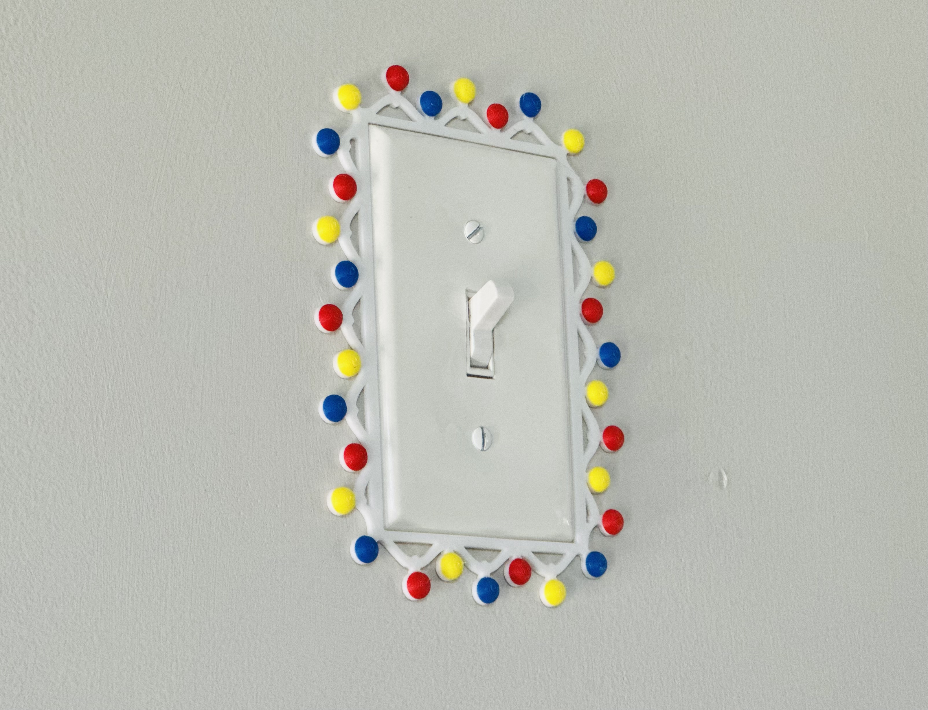 Light Switch Display - Christmas Lights