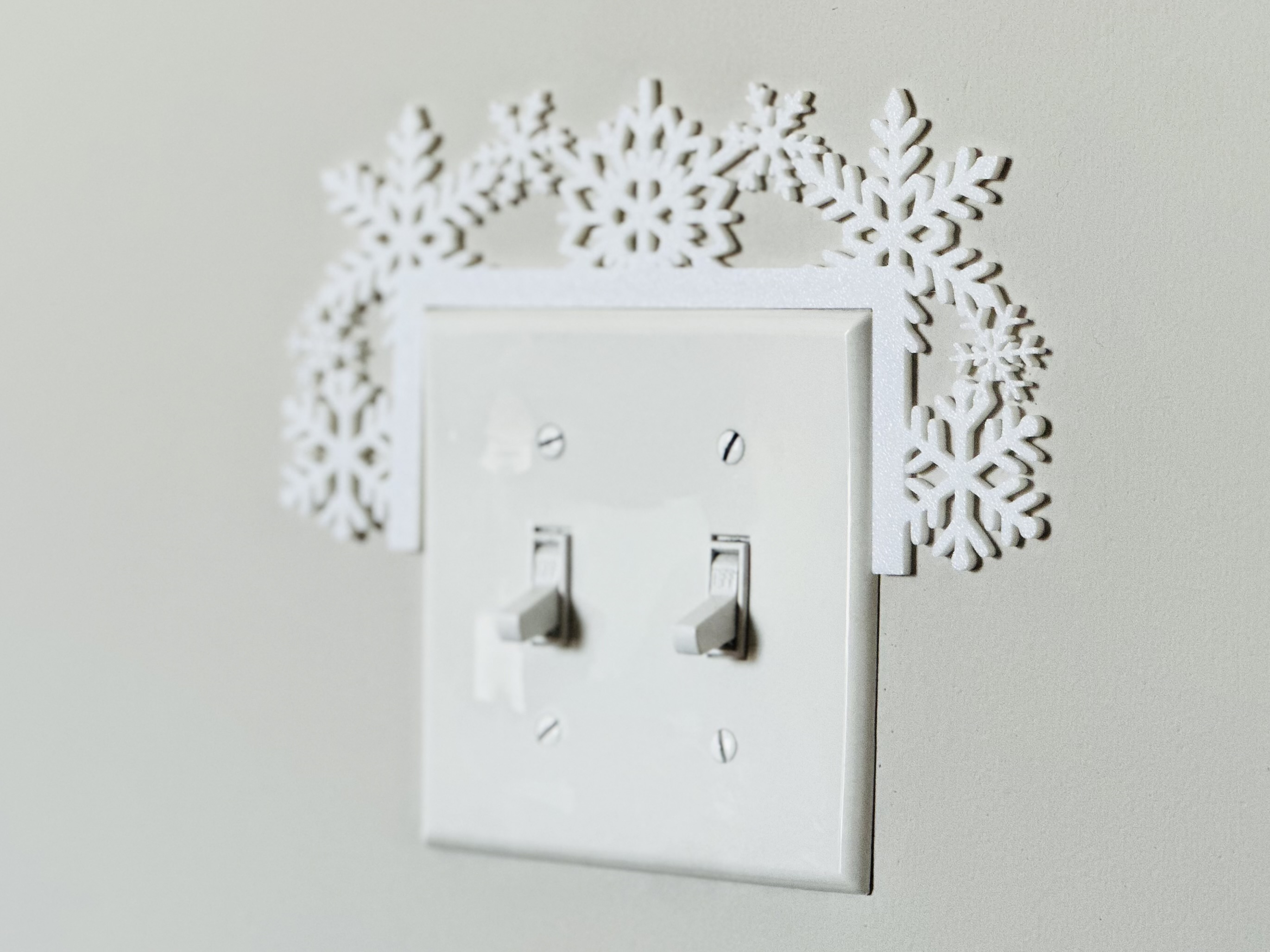 Light Switch Display - Snowflakes