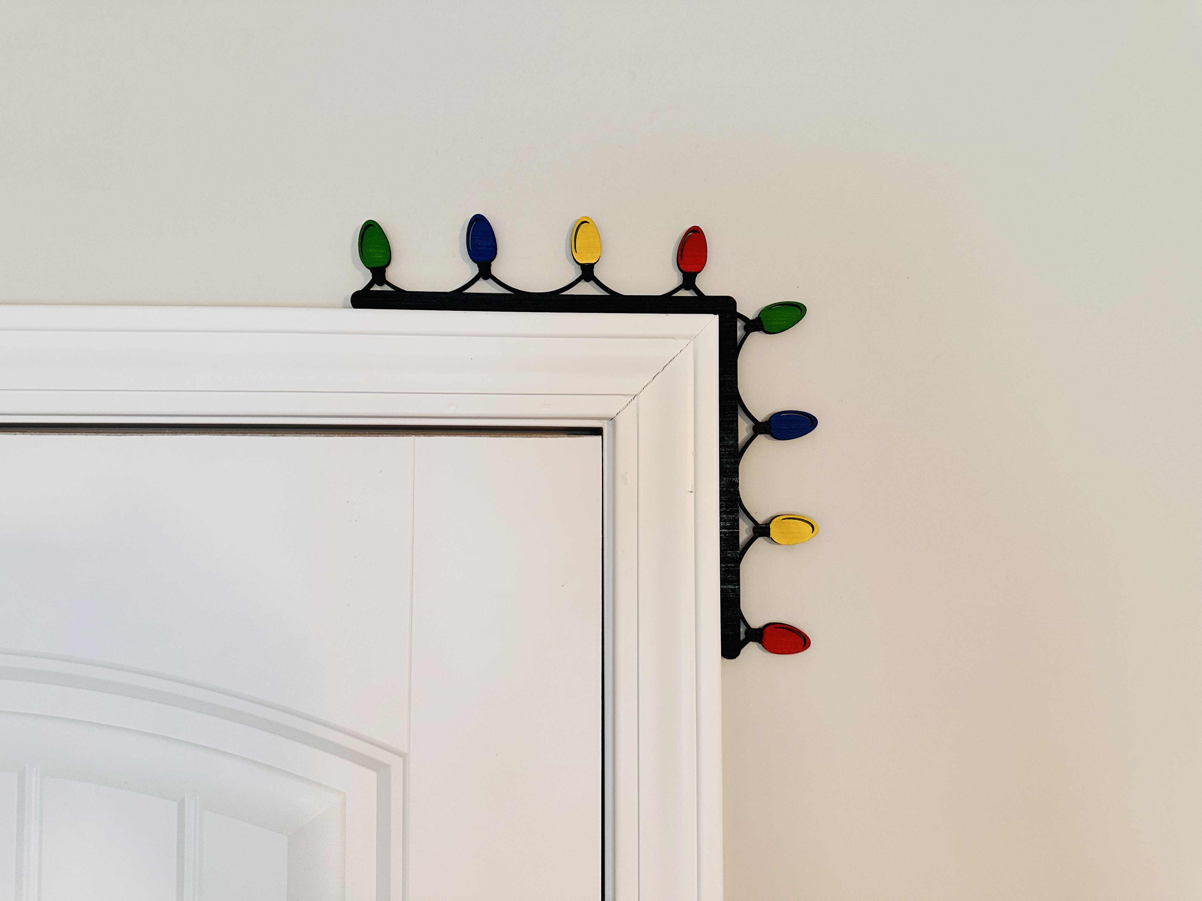 Corner Door Display - Christmas Lights