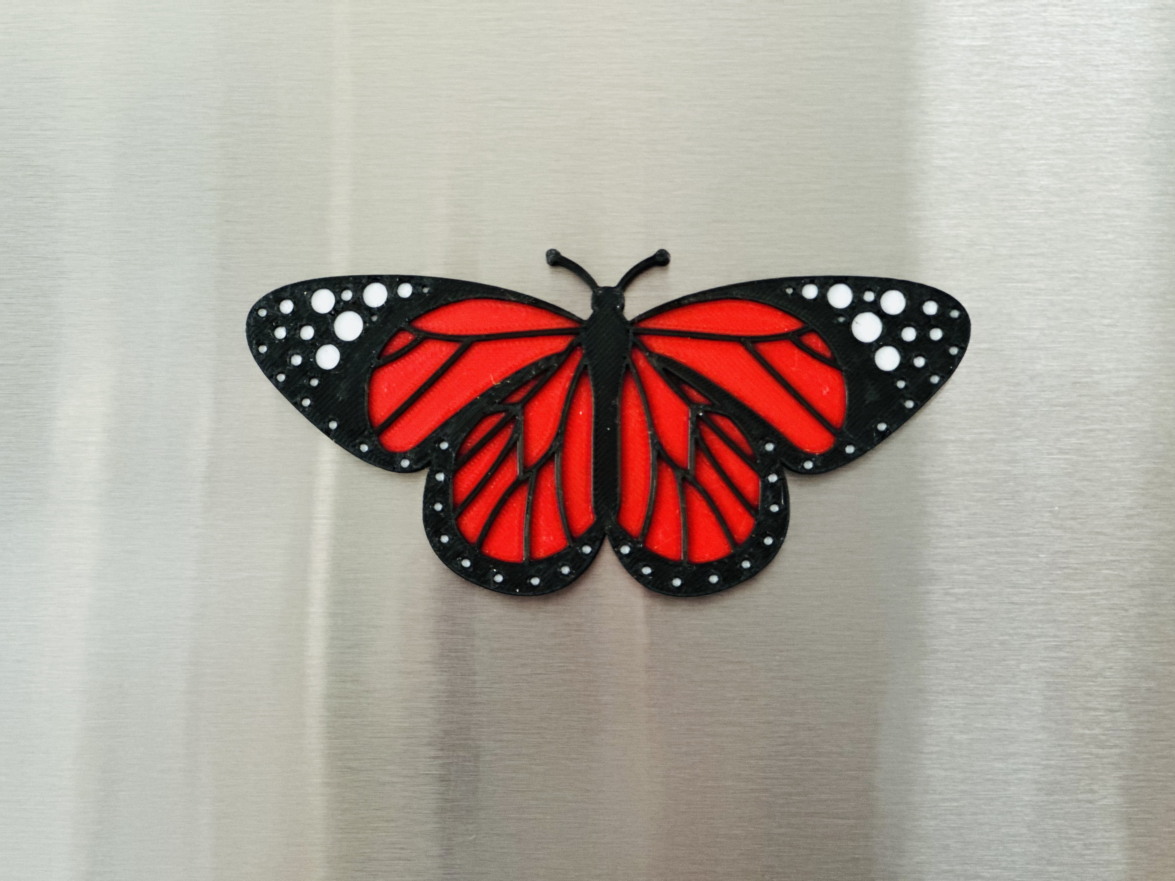 3D Printed Magnet - Monarch Butterfly